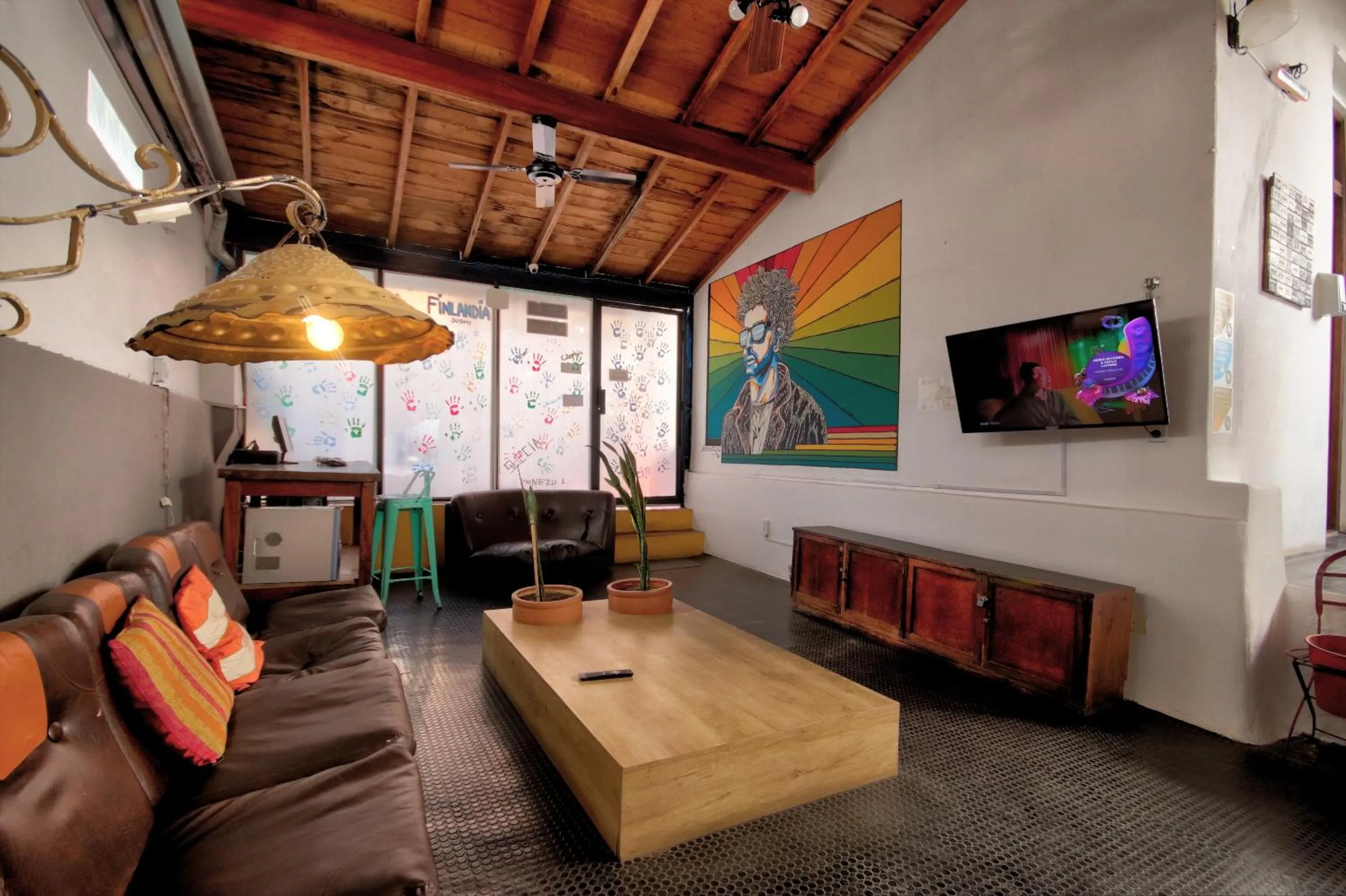 Living room in Play Hostel Soho