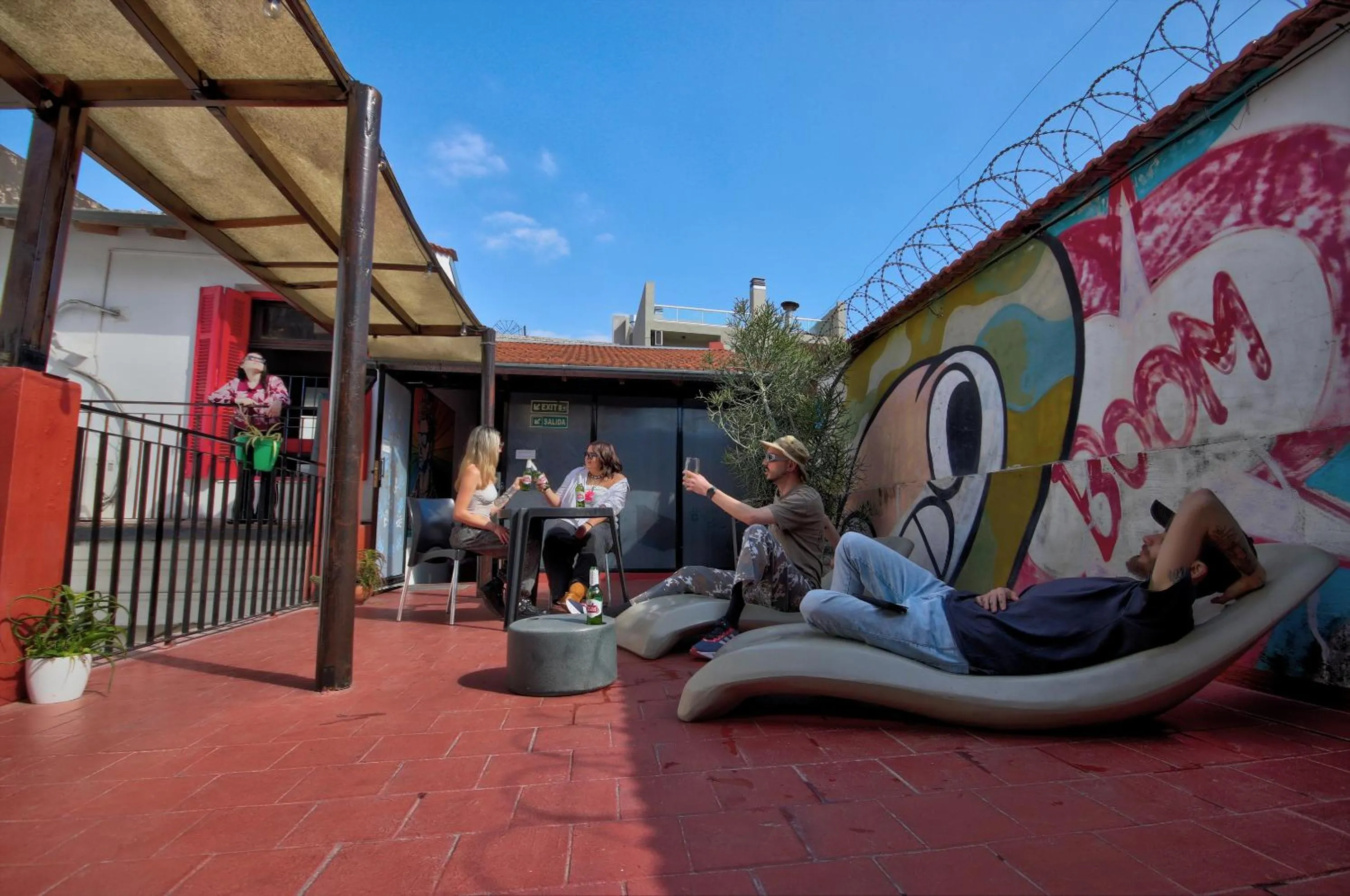Balcony/Terrace in Play Hostel Soho