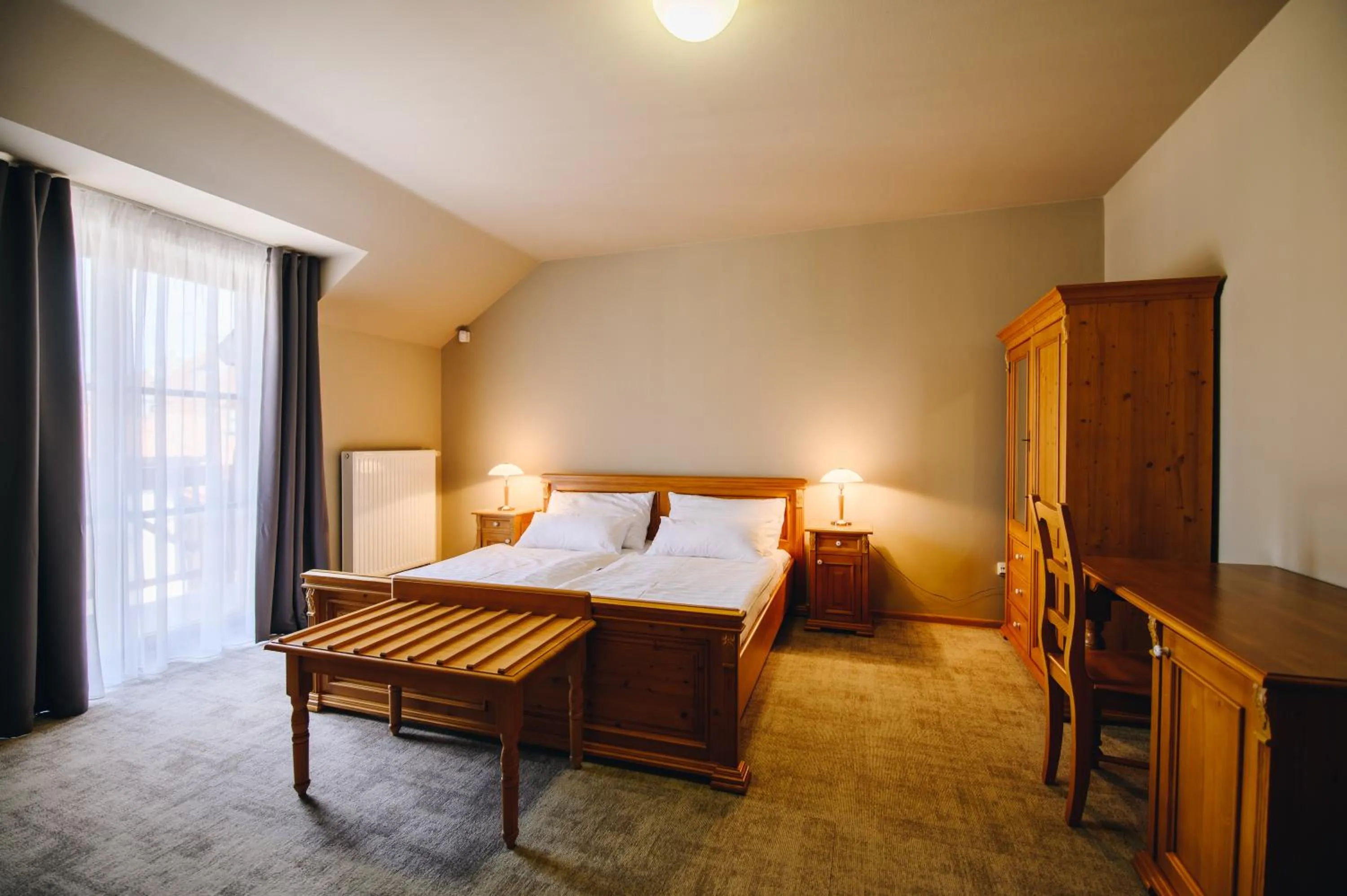 Bedroom, Bed in Kounický dvůr