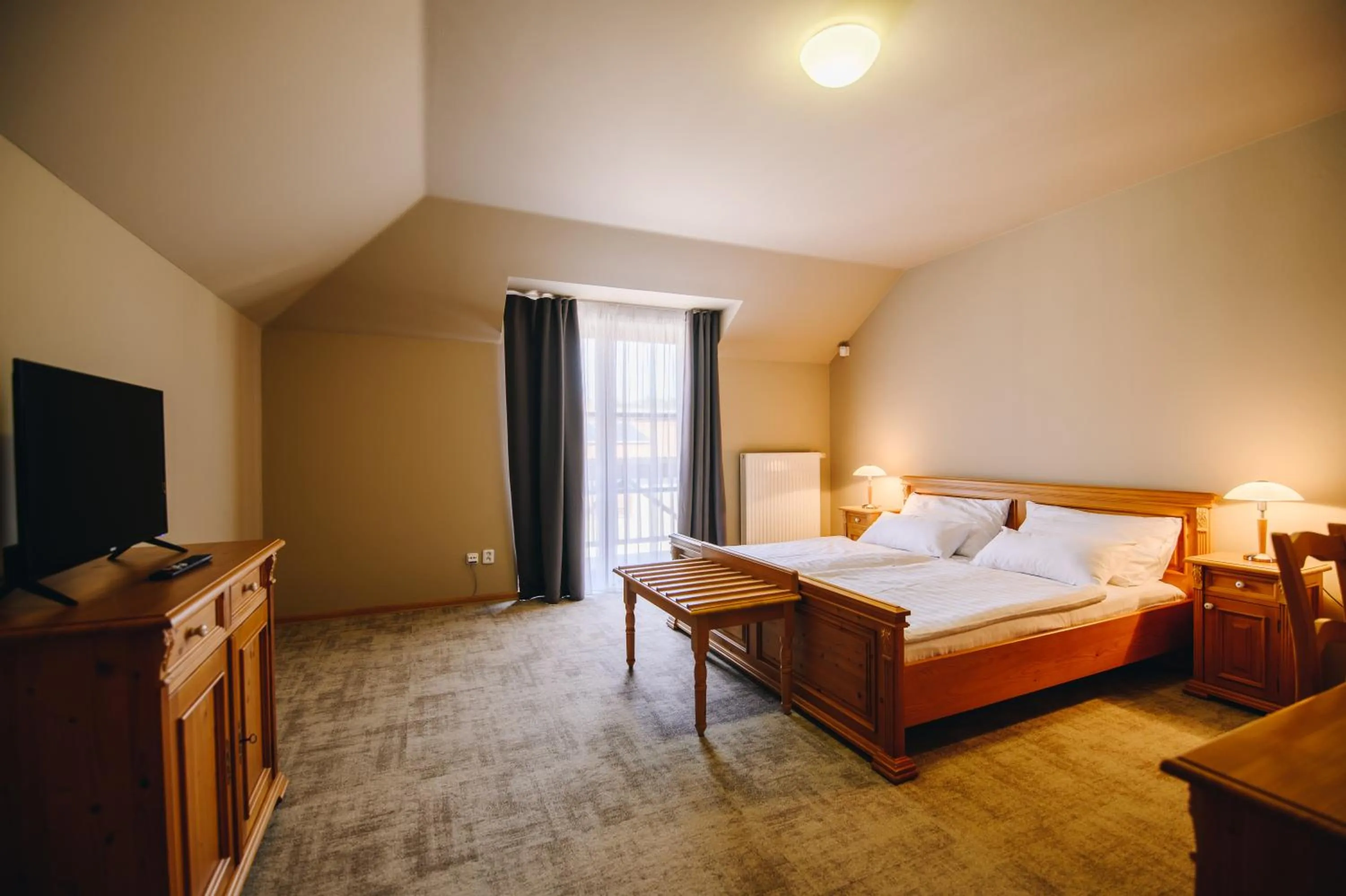 Bedroom, Bed in Kounický dvůr