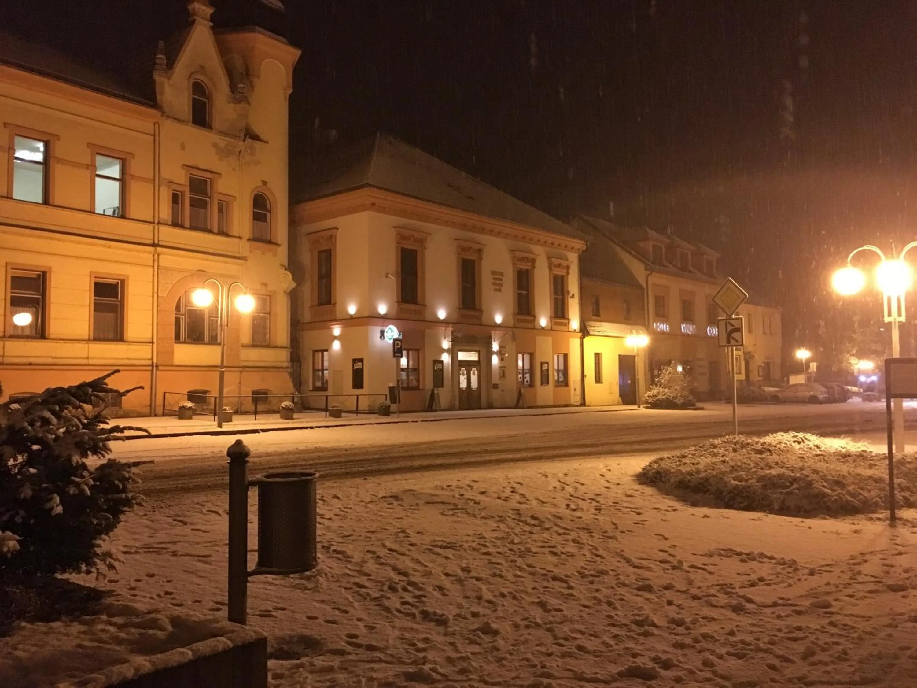 Winter in Kounický dvůr