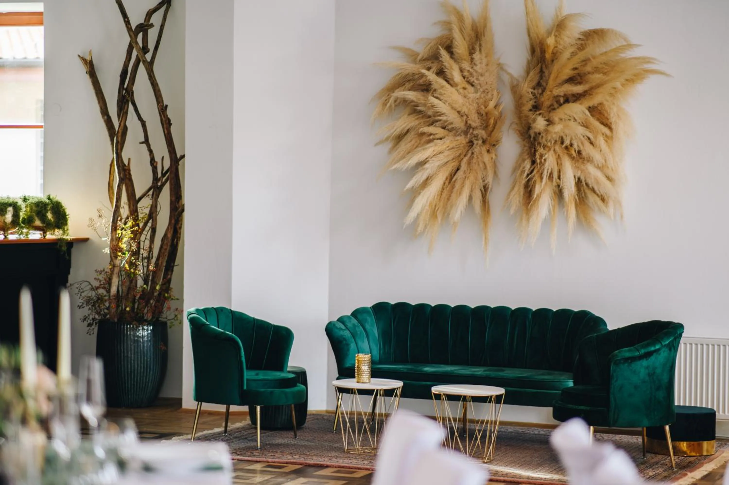 Seating area in Kounický dvůr