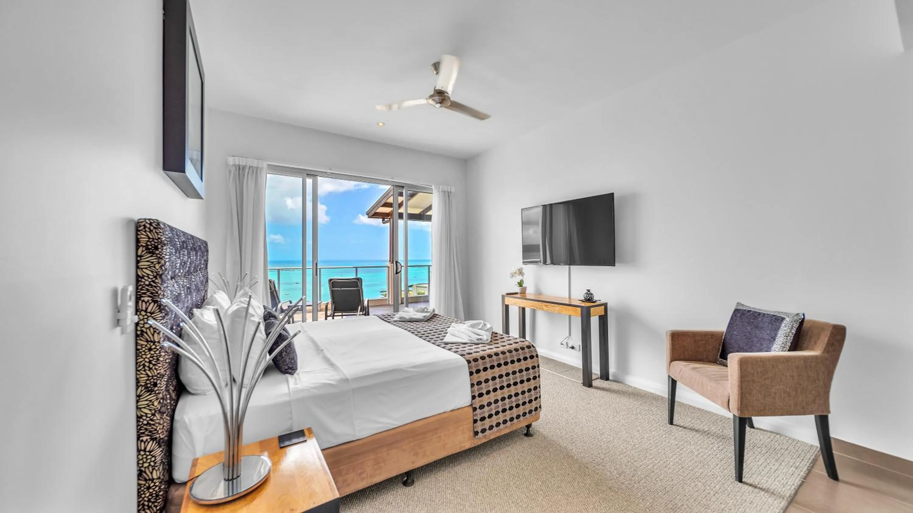 Bed in Whitsunday Reflections