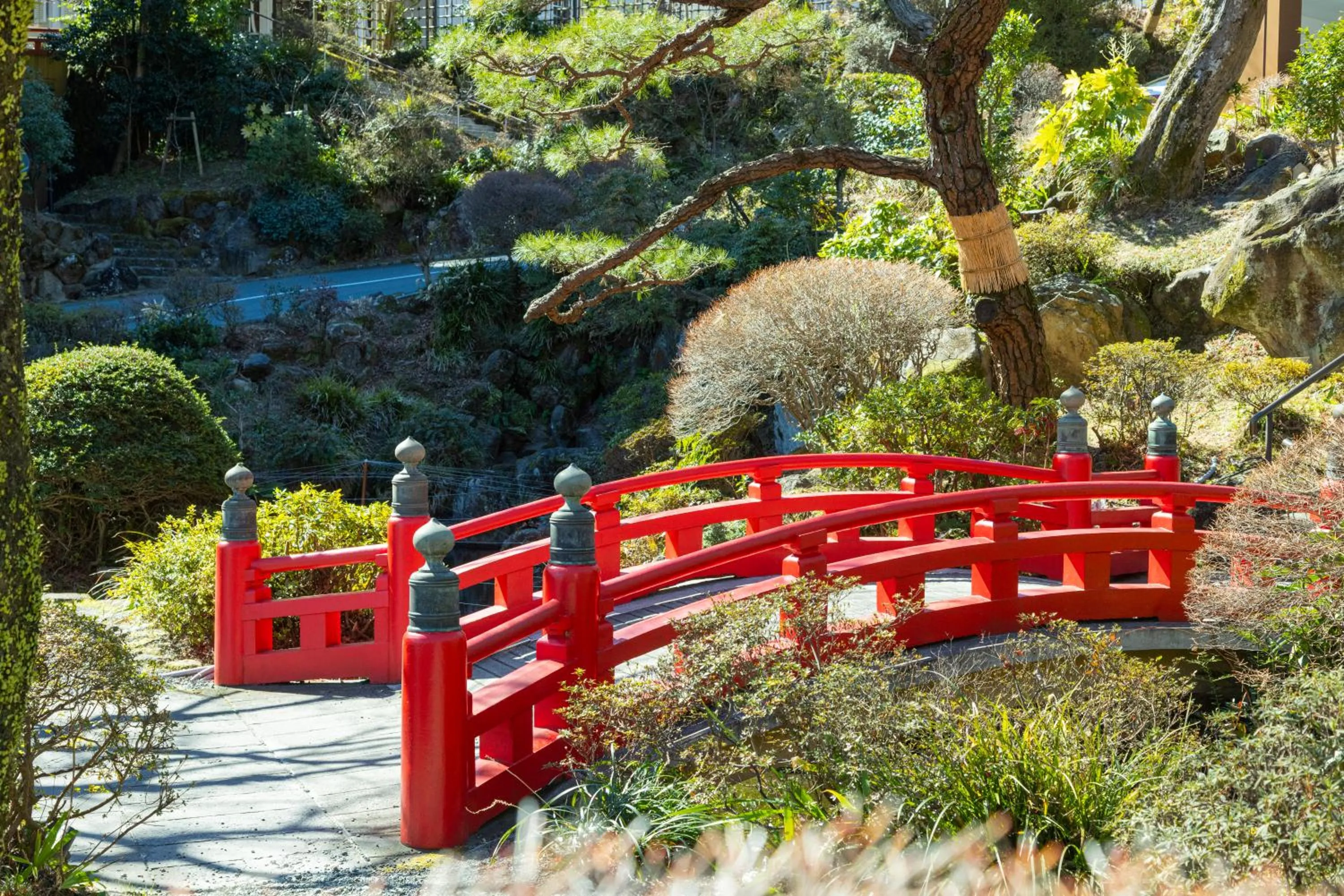Garden in The Fujiya Hotel