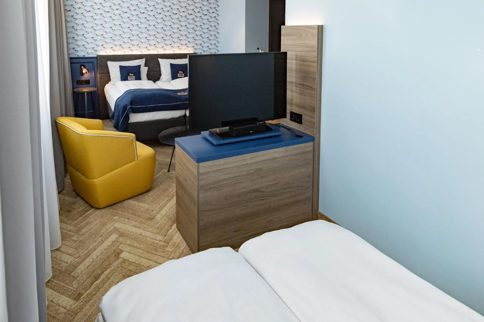 Photo of the whole room, Bed in Holiday Inn - the niu, Welly Kiel by IHG