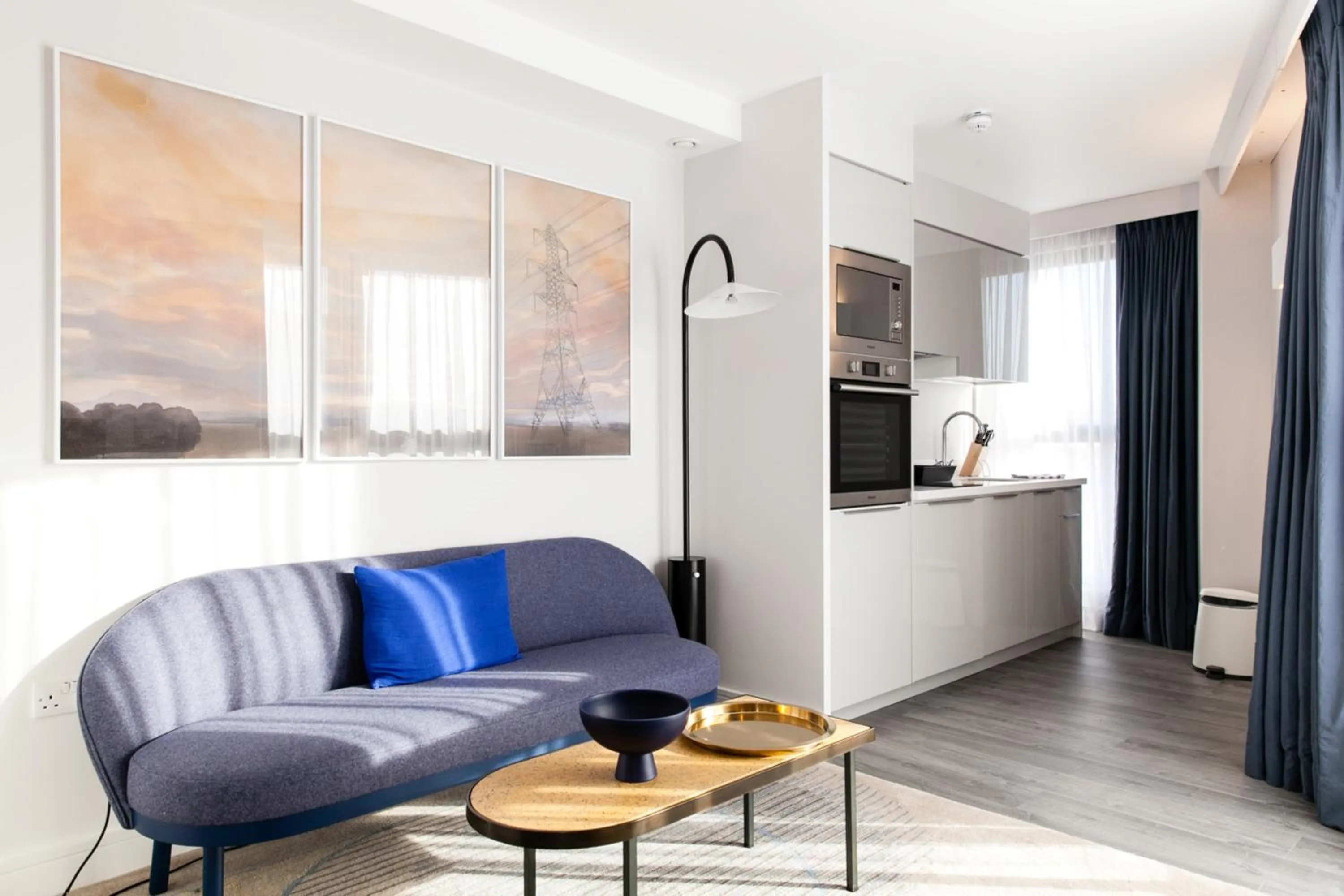 Seating area in Rockwell East-Tower Bridge