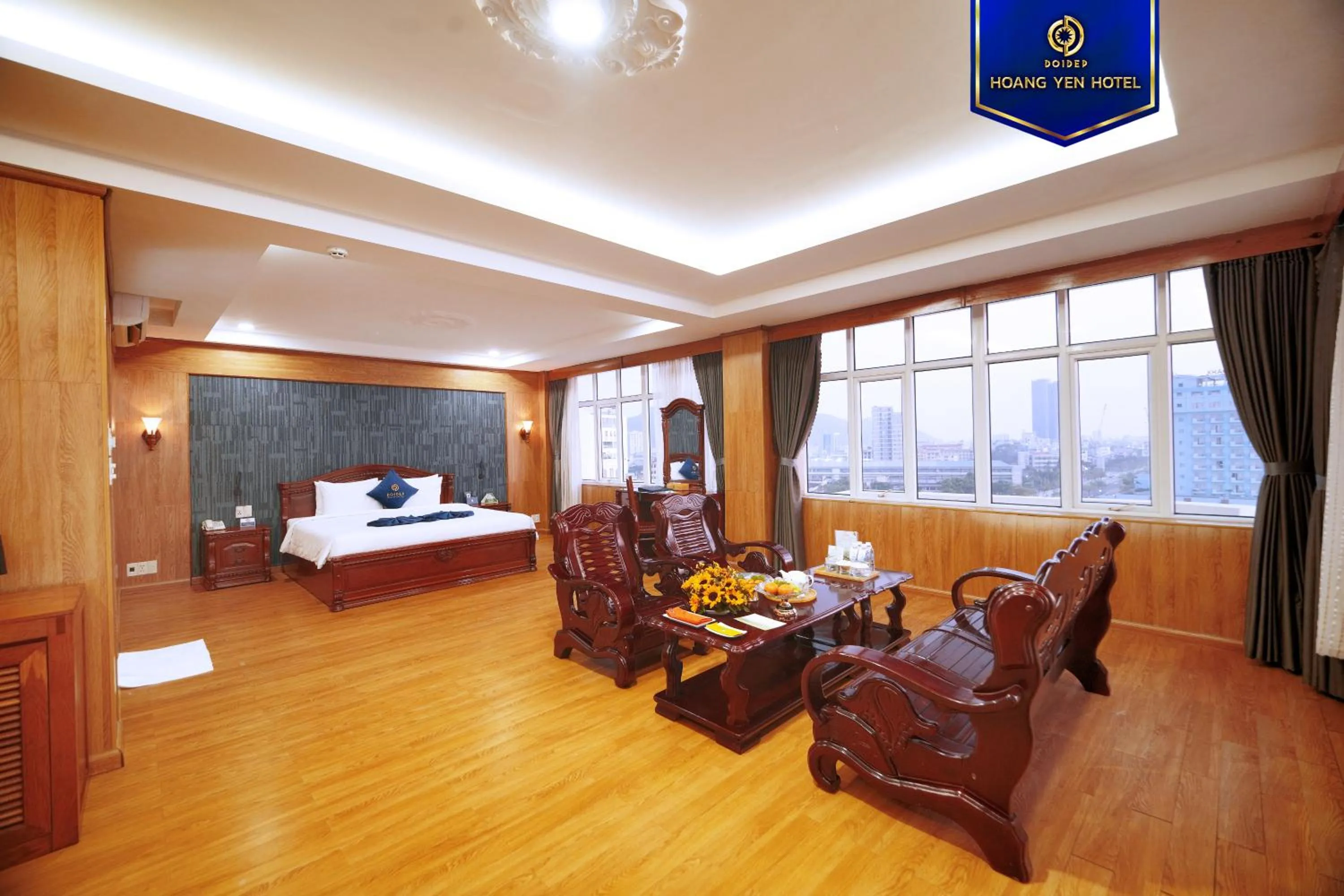 Living room, Bed in Sandals Hoàng Yến