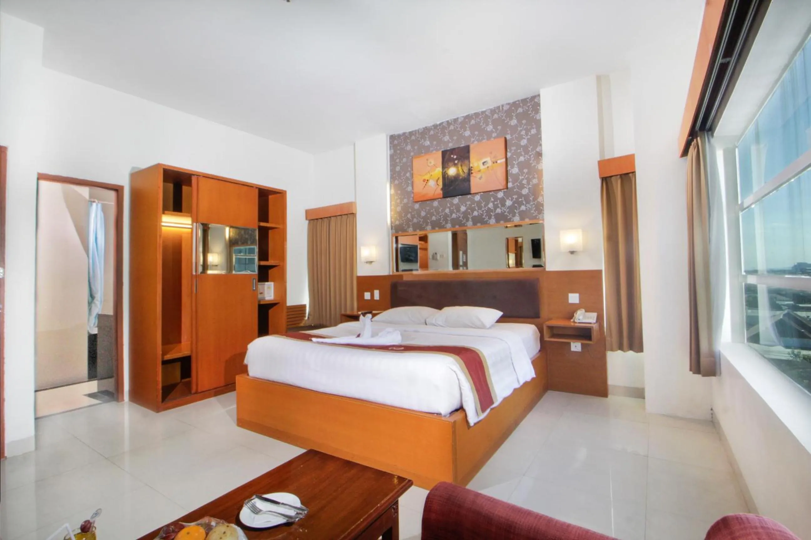 Bed in Hotel Bisanta Bidakara Tunjungan