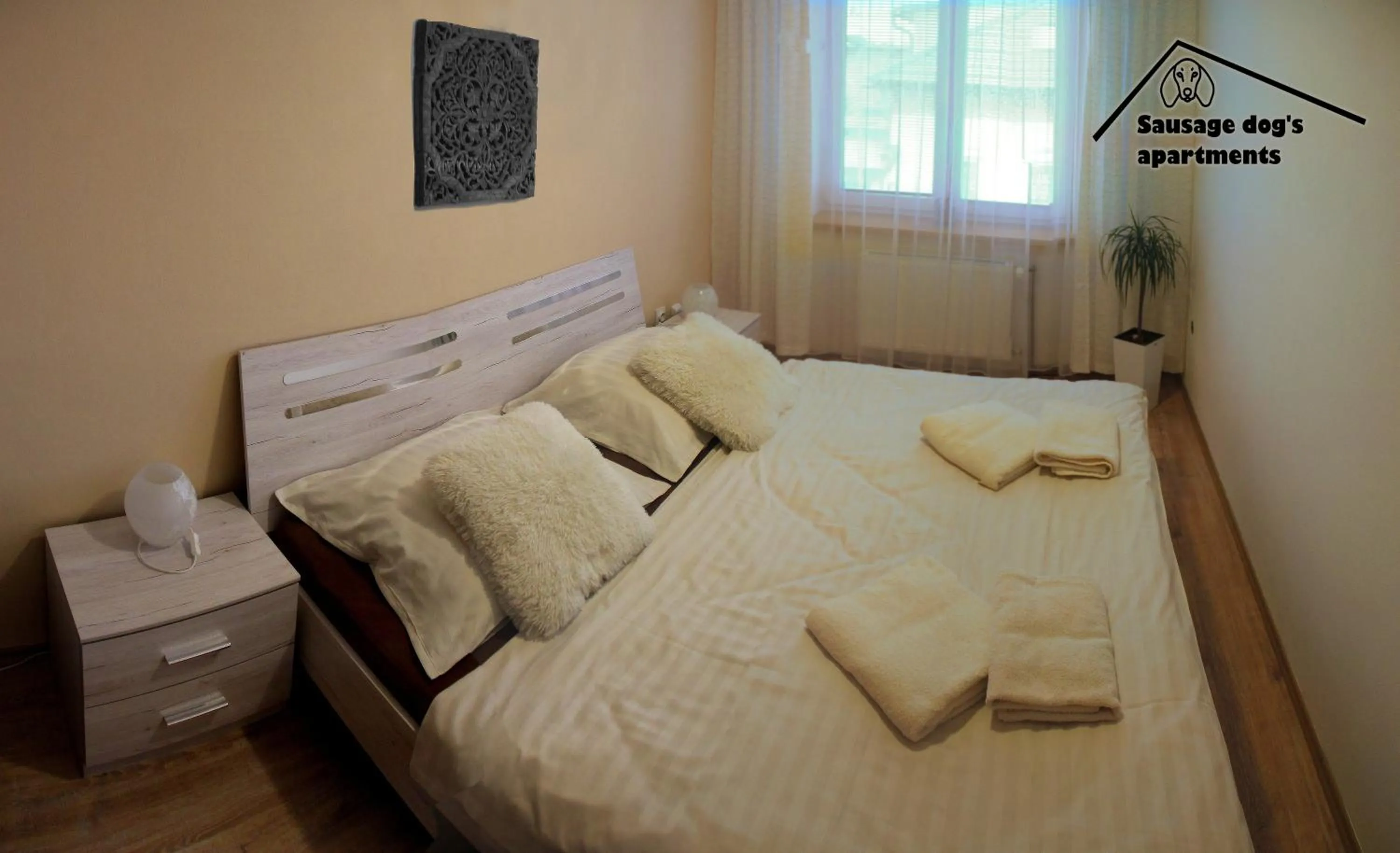 Bed in Sausage dog's apartments