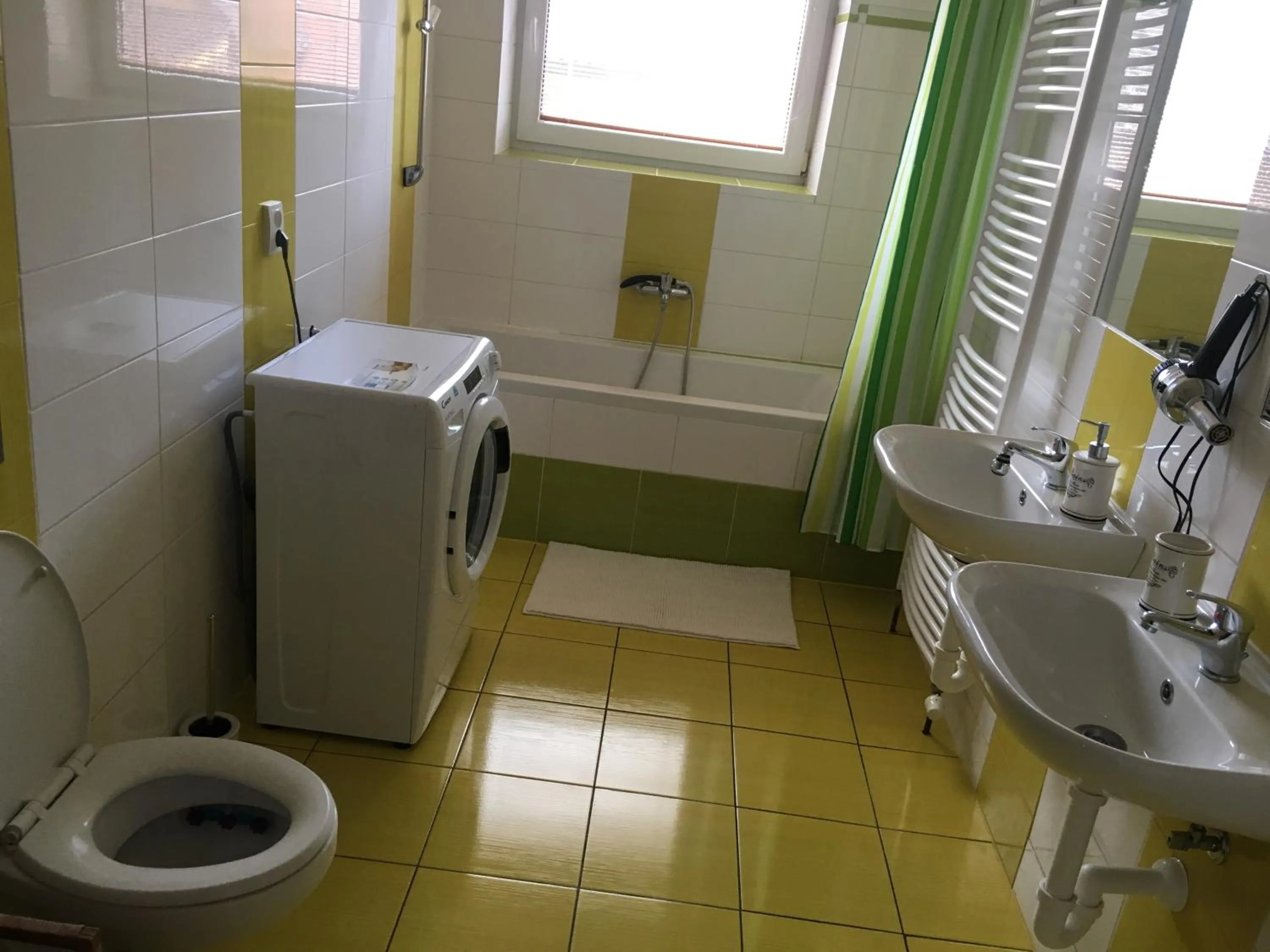 Bathroom in Sausage dog's apartments