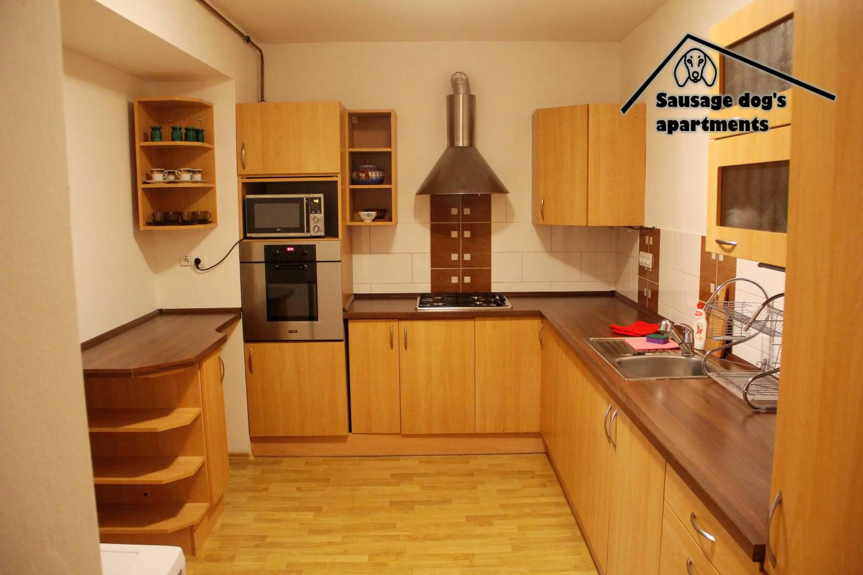 Kitchen or kitchenette in Sausage dog's apartments