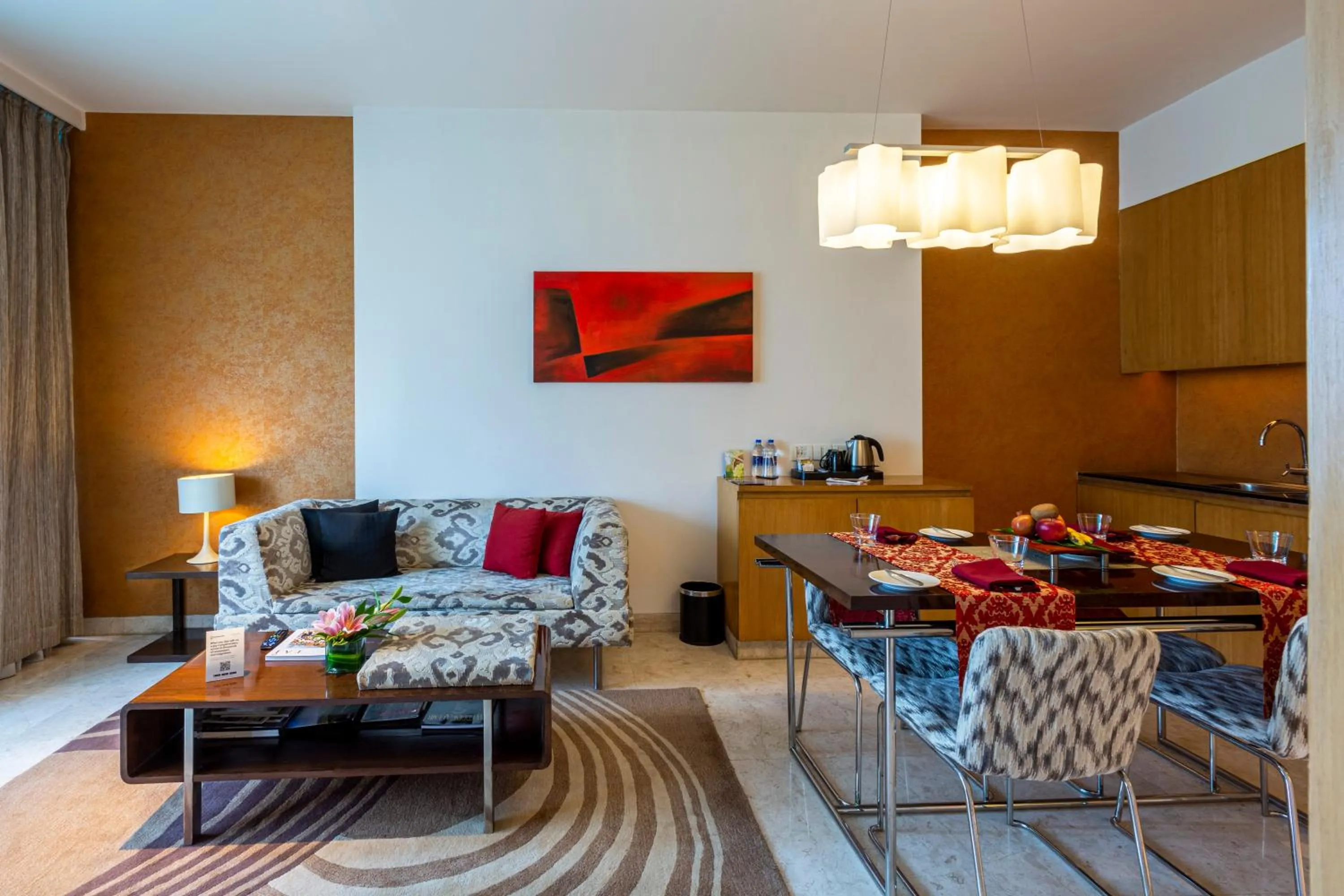 Living room in Vivanta Bengaluru, Whitefield