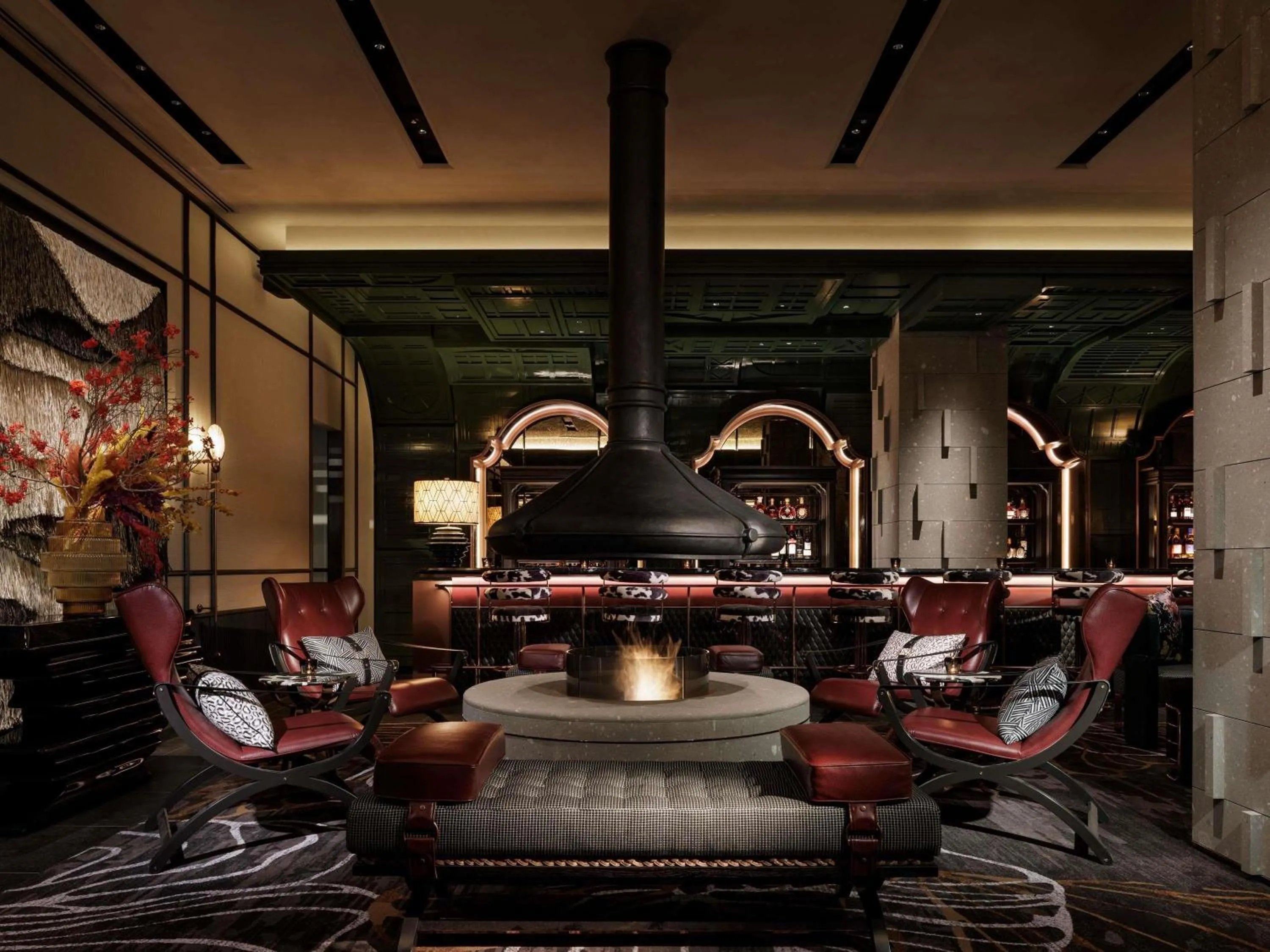 Lounge or bar in Hotel Sosei Sapporo MGallery Collection