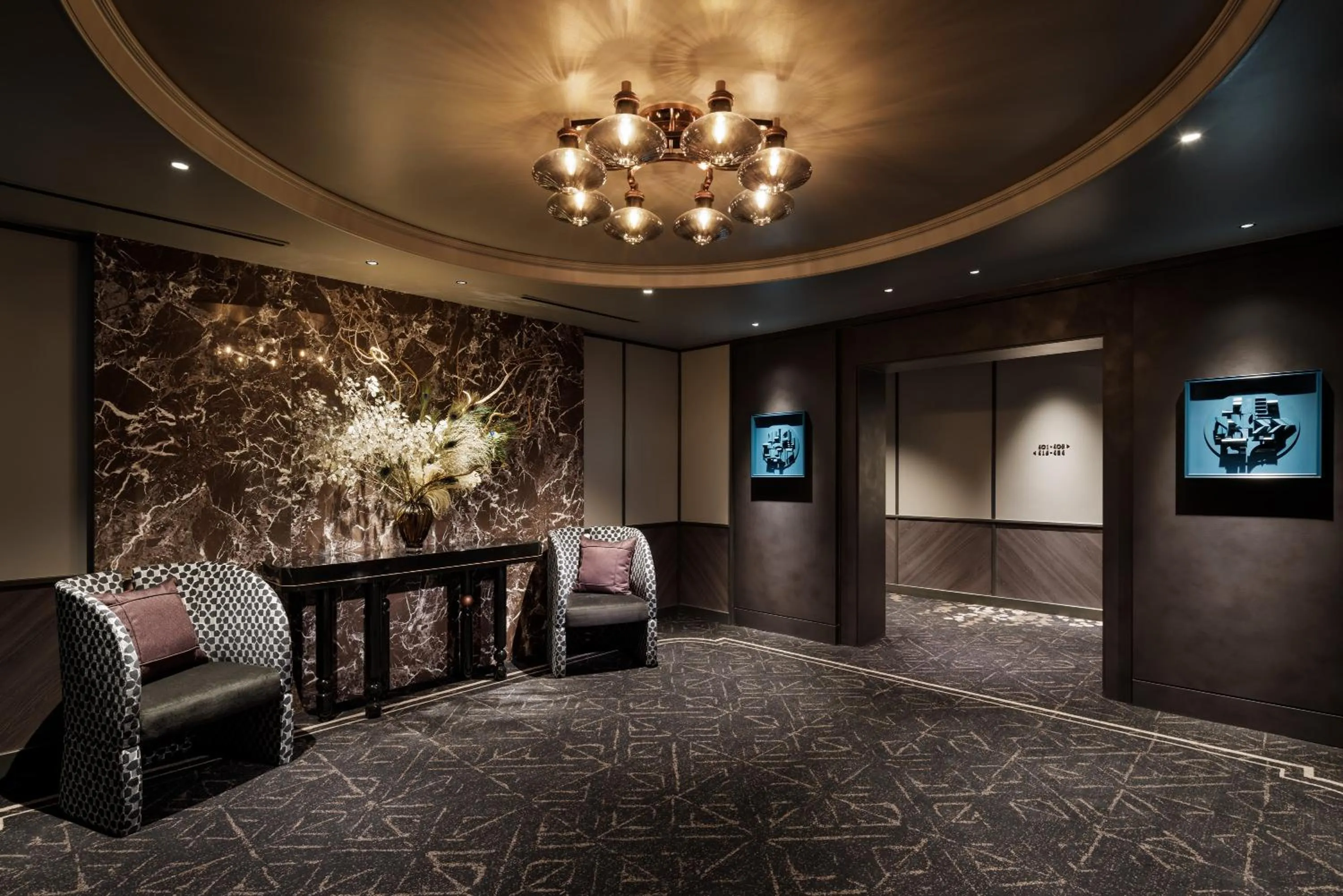 Decorative detail in Hotel Sosei Sapporo MGallery Collection