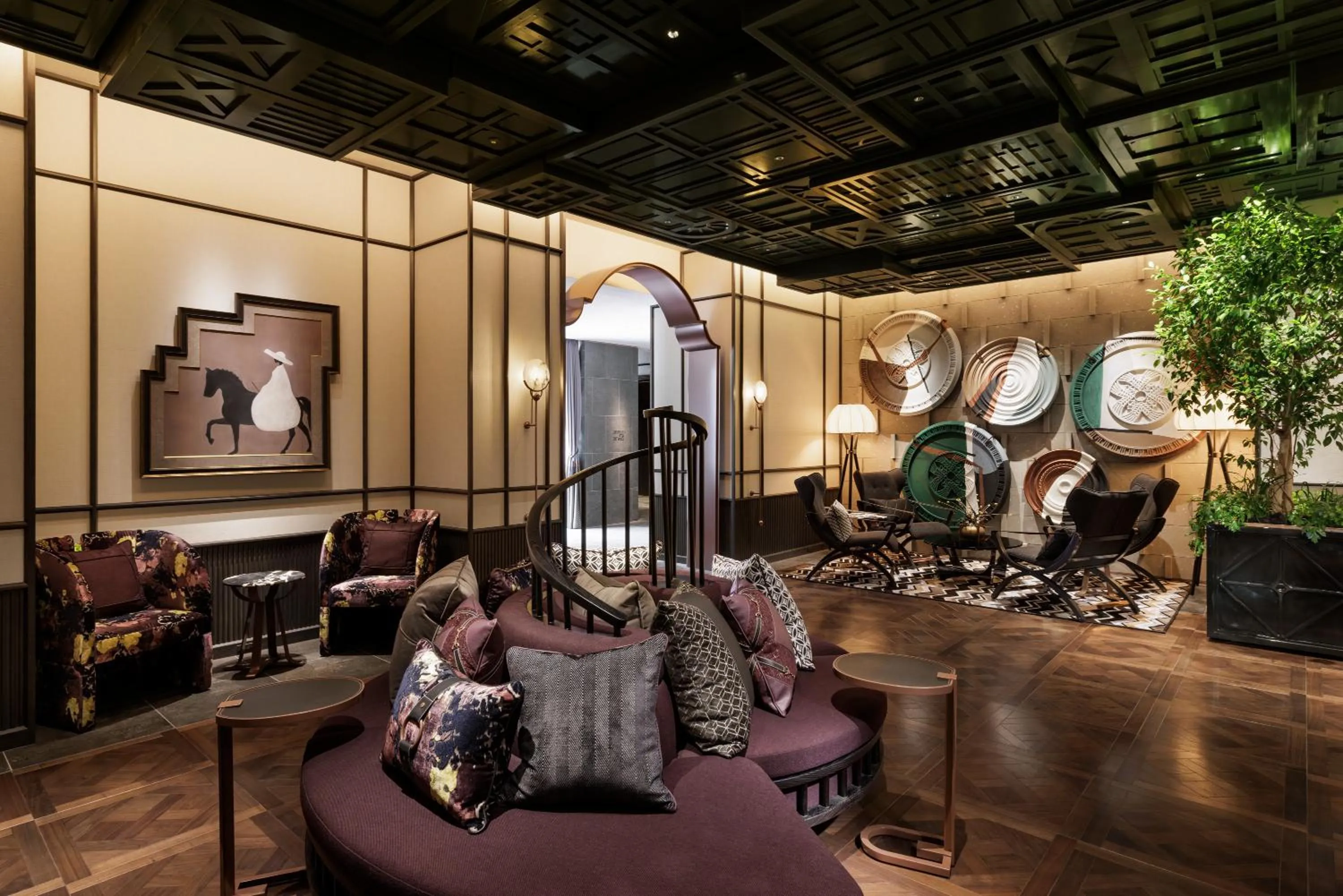 Decorative detail in Hotel Sosei Sapporo MGallery Collection