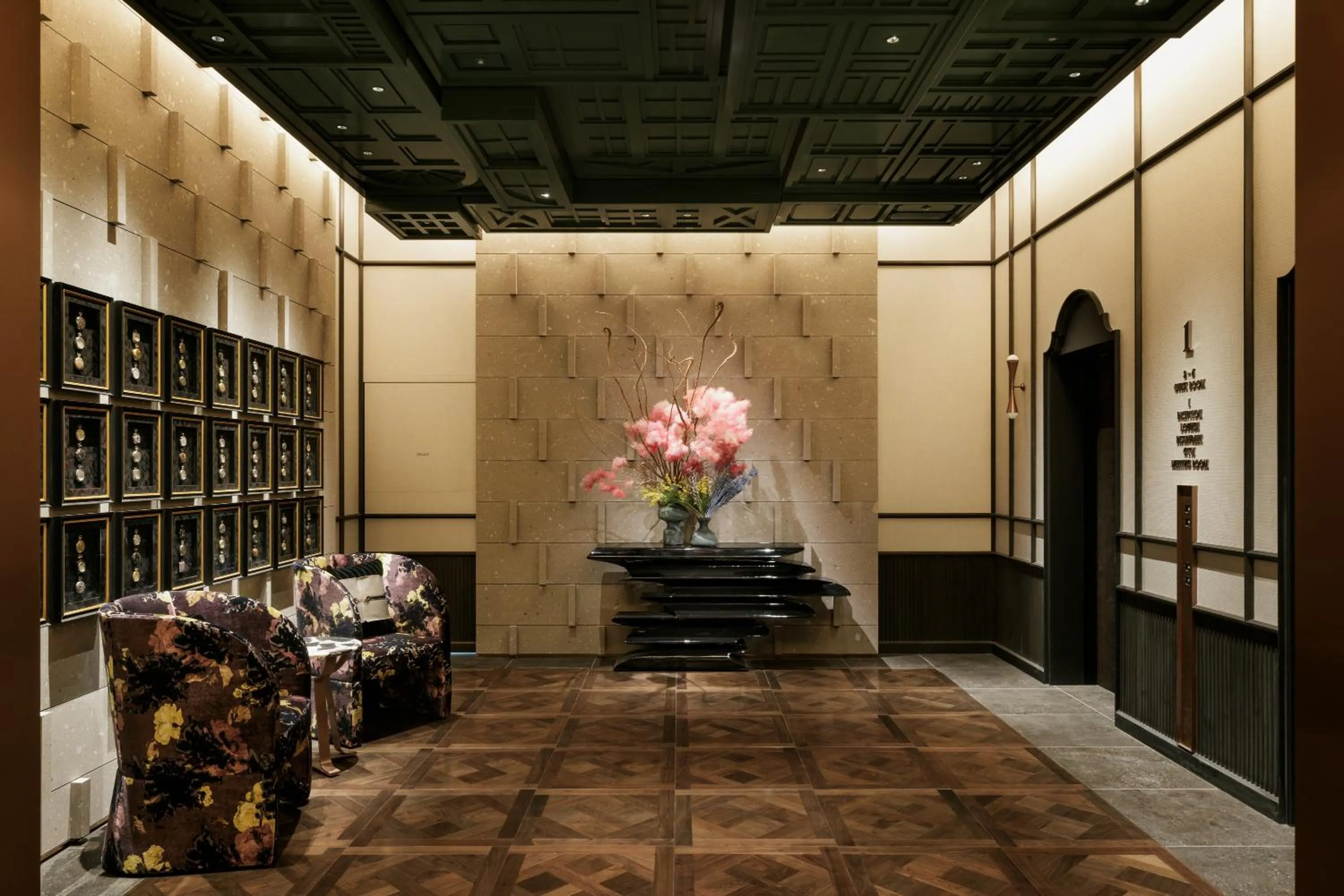 Decorative detail in Hotel Sosei Sapporo MGallery Collection