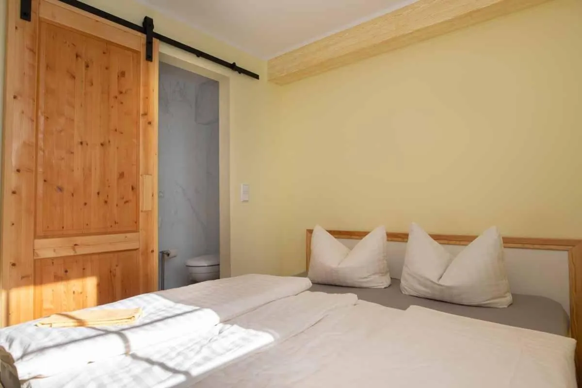 Bedroom, Bed in Hochwaldbaude