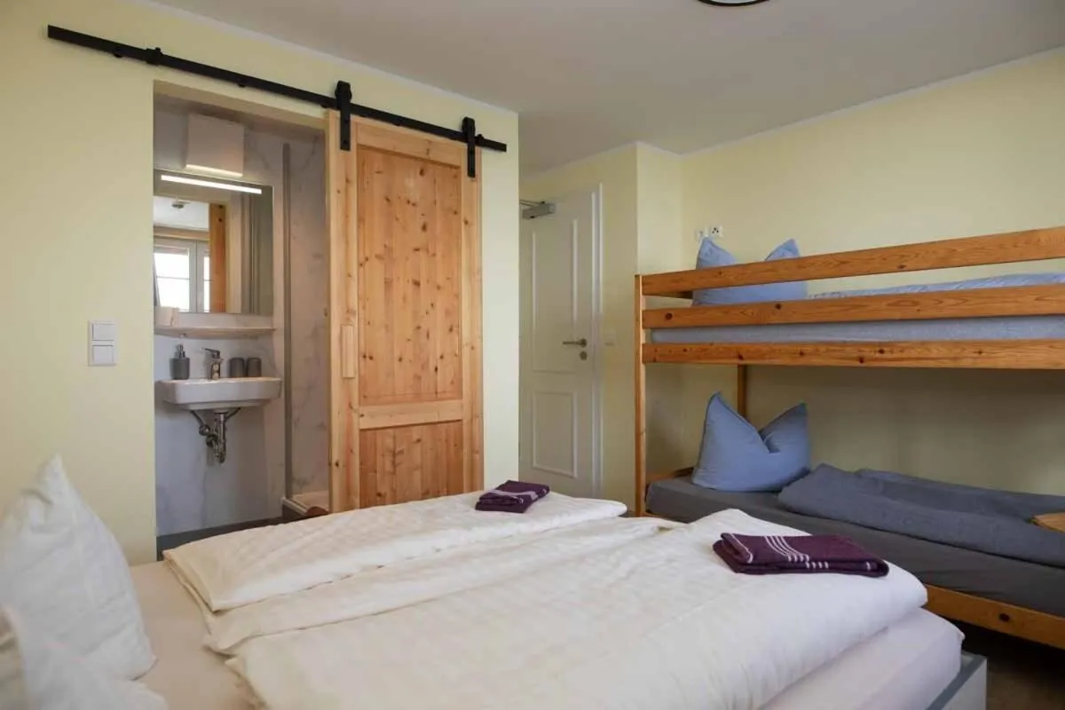 Bedroom, Bed in Hochwaldbaude