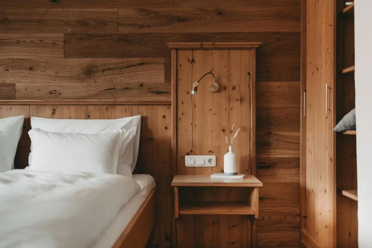 Bed in Hotel Rosenhof Murau