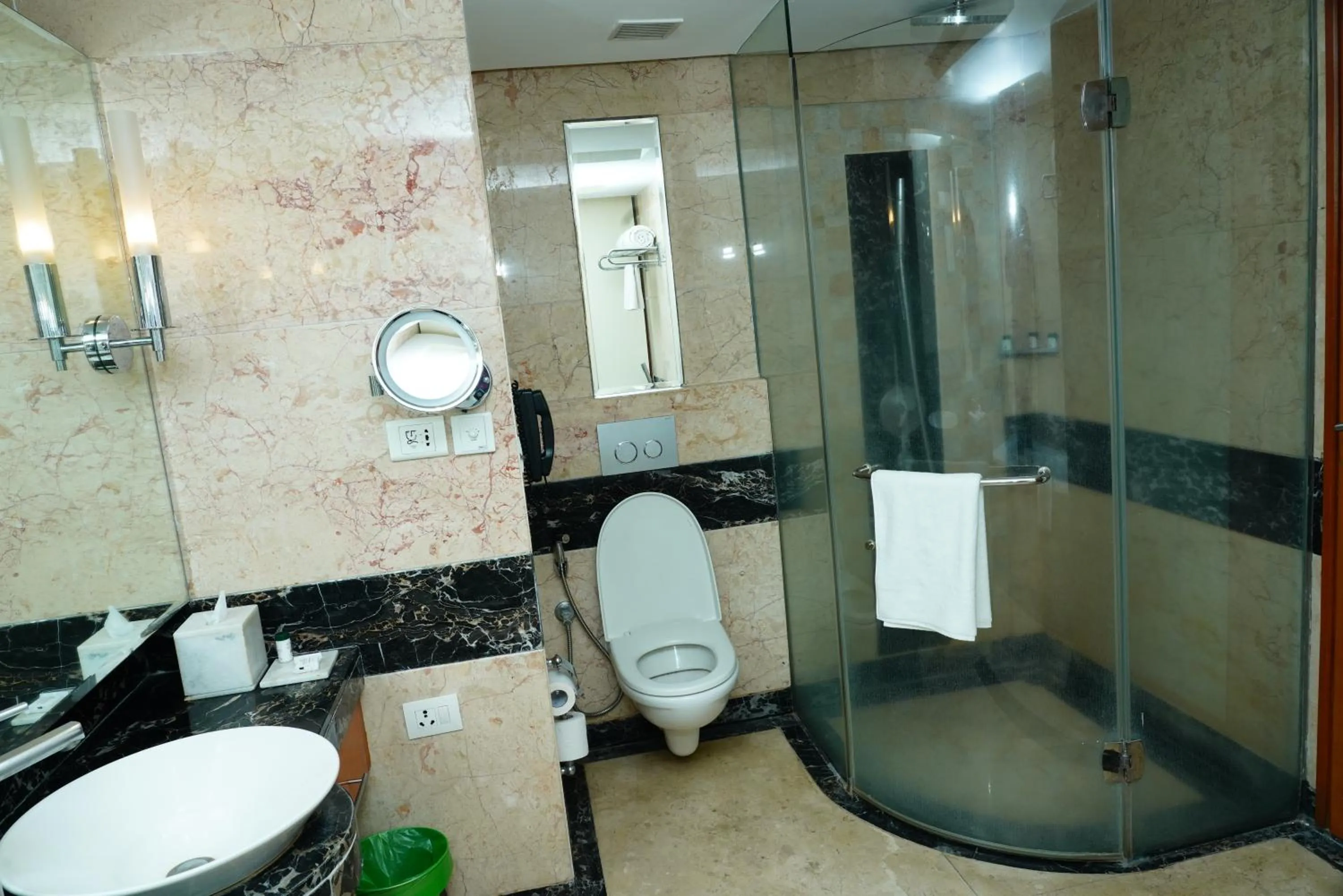 Shower in Gokulam Grand Hotel & Spa Bangalore