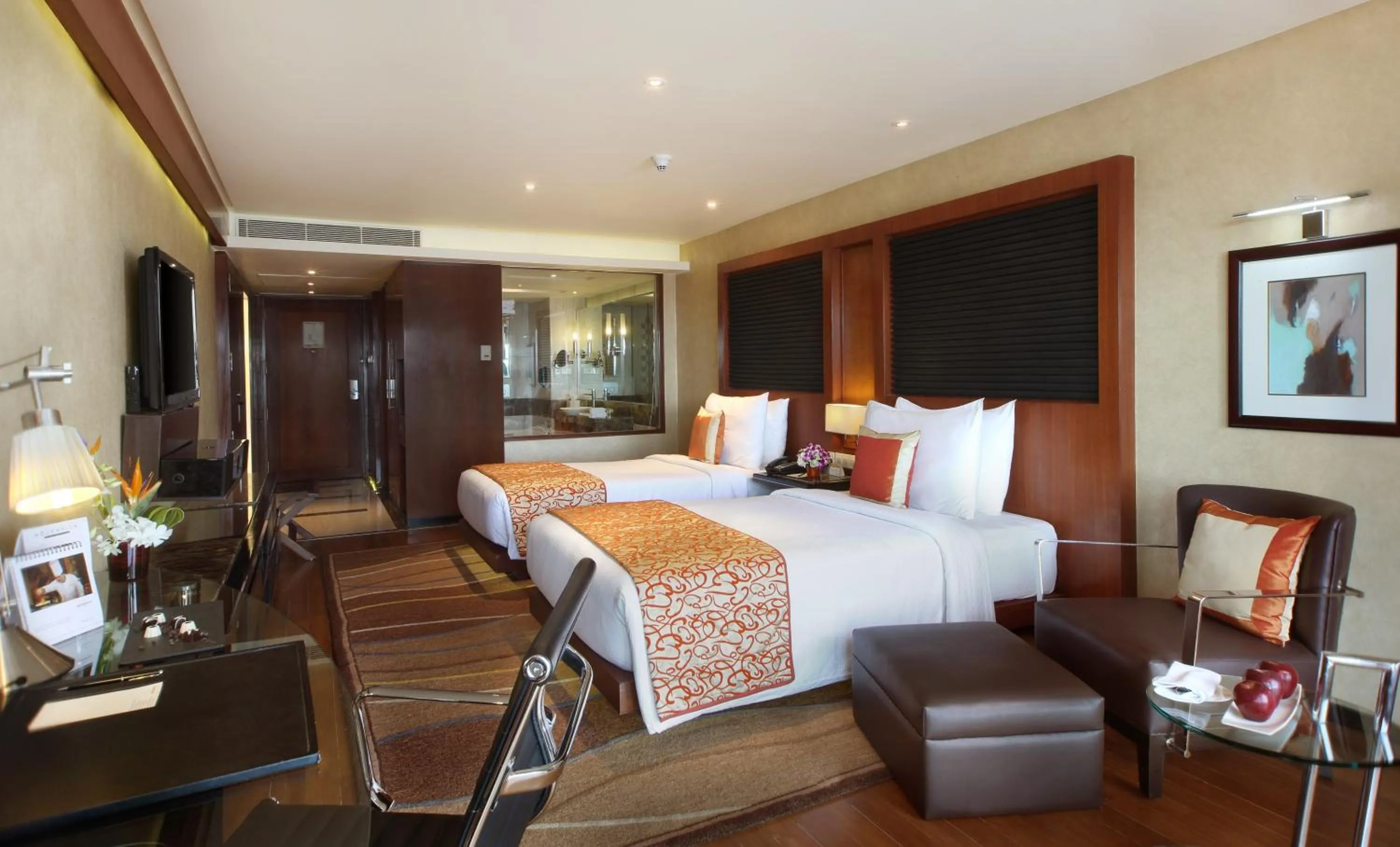 Bed in Gokulam Grand Hotel & Spa Bangalore