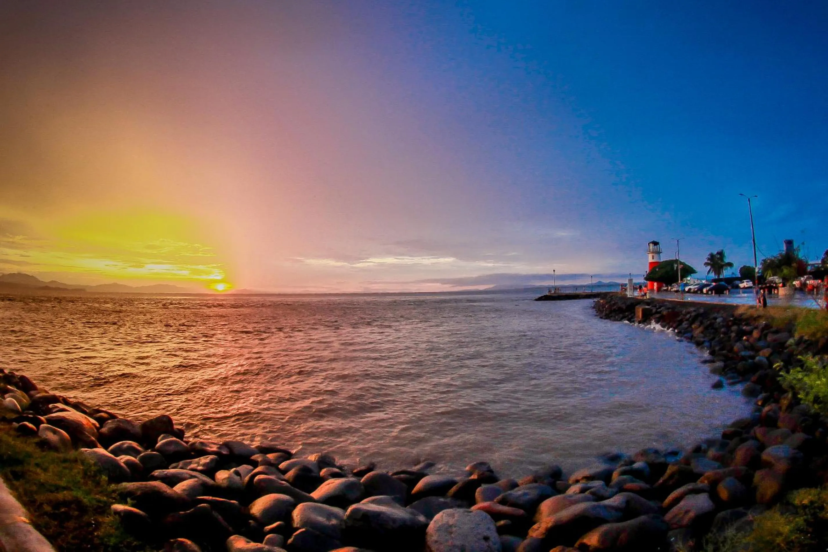Sunset in Hotel Yadran Beach Resort