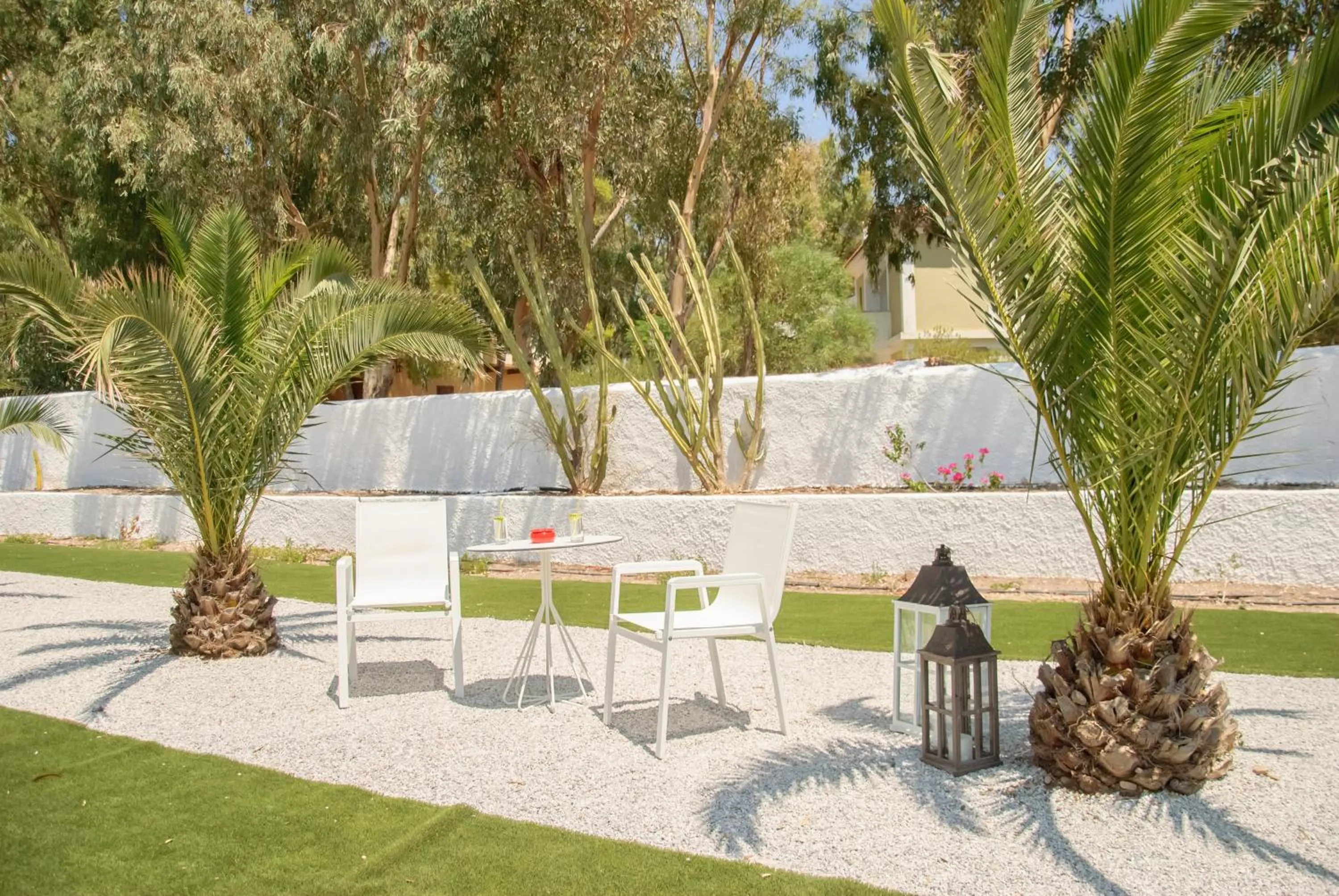 Garden view in Kouros Seasight Hotel