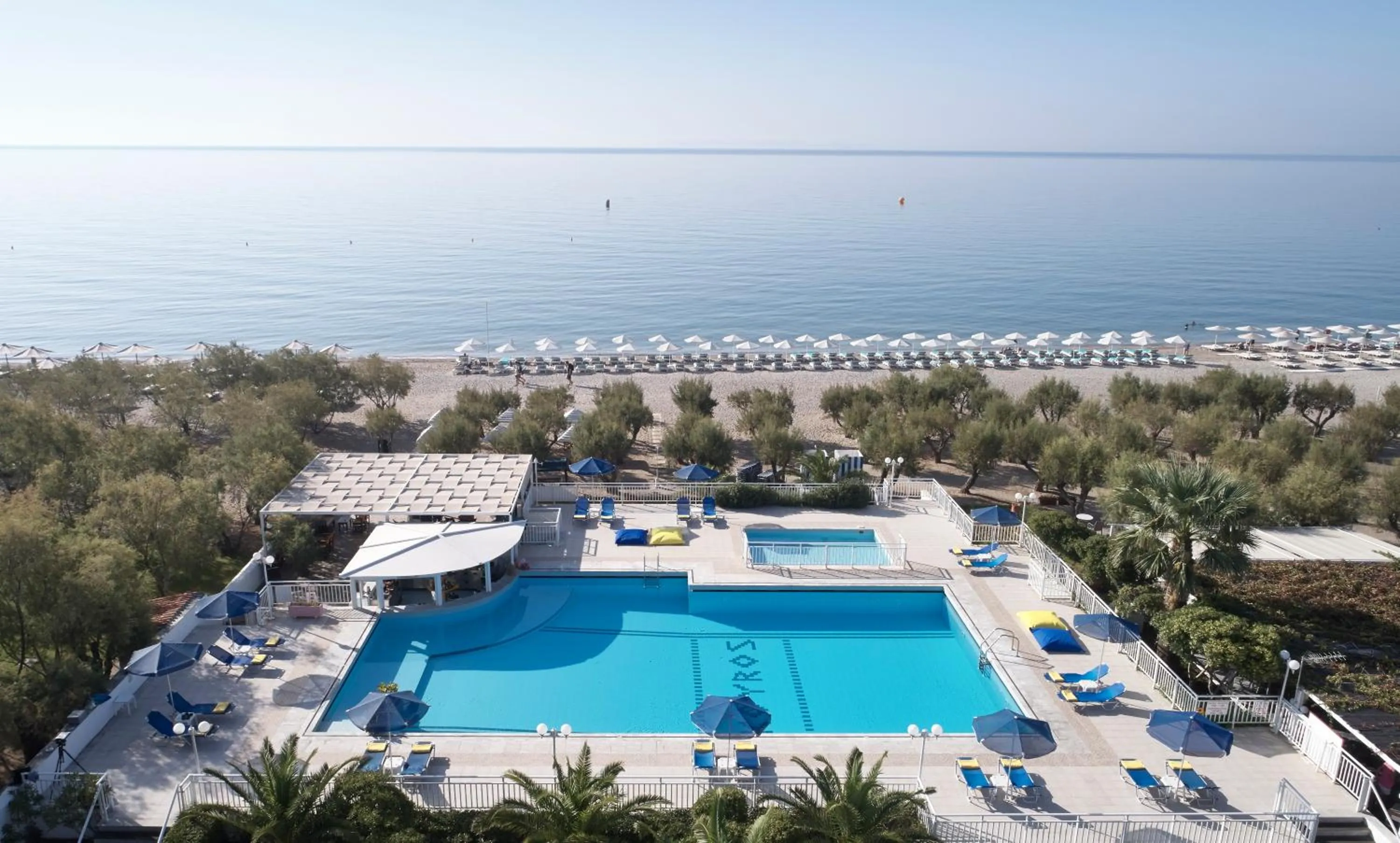 Beach in Kouros Seasight Hotel