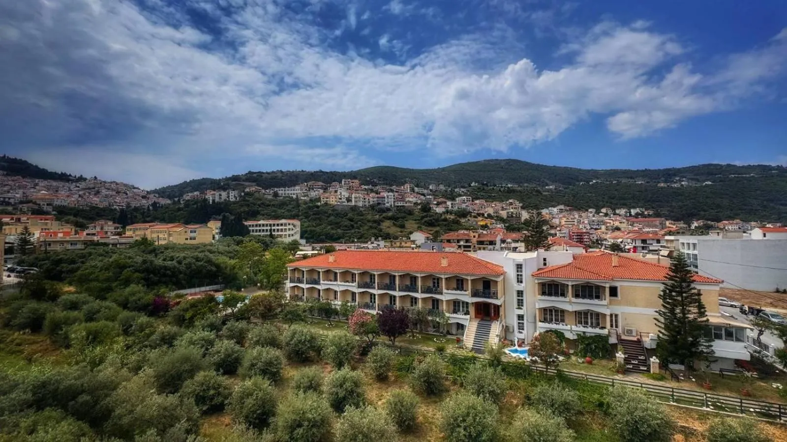 Property building in Paradise Hotel