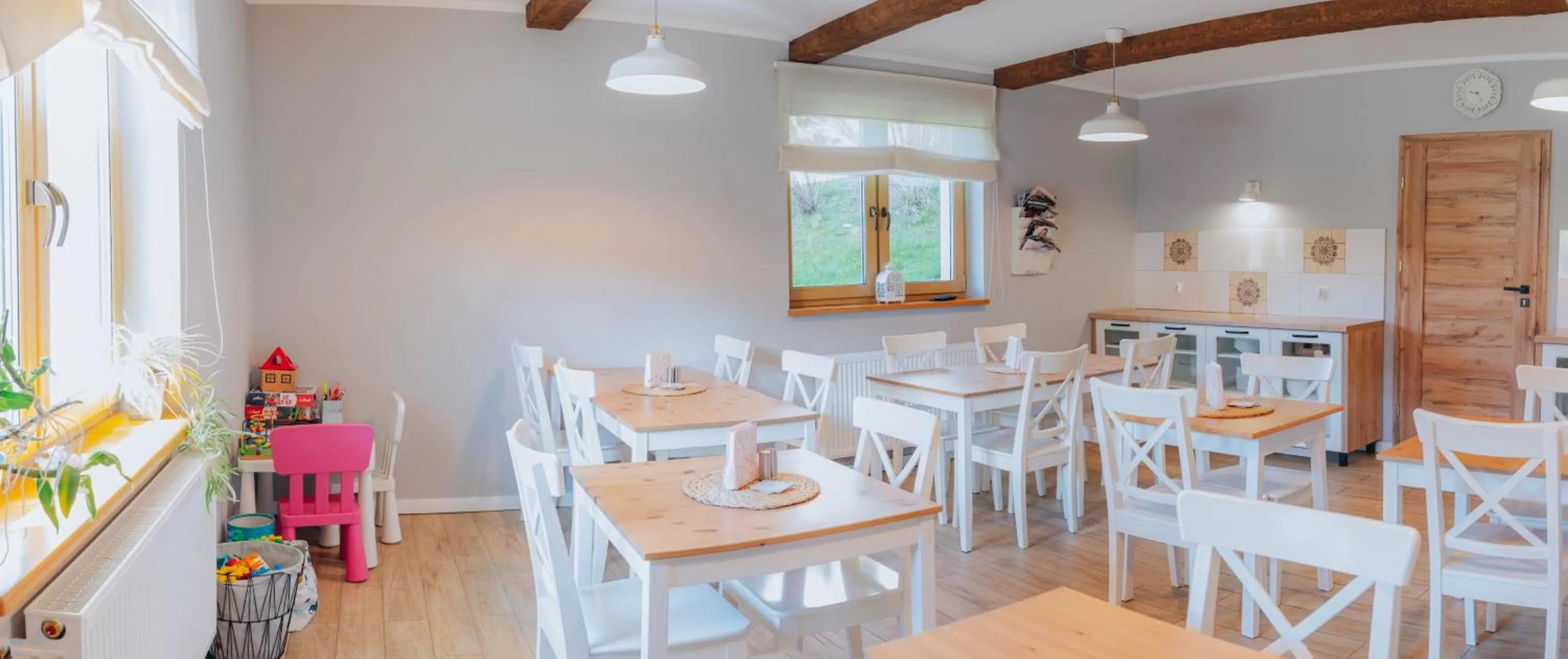 Dining area in Willa Malinka Wisła