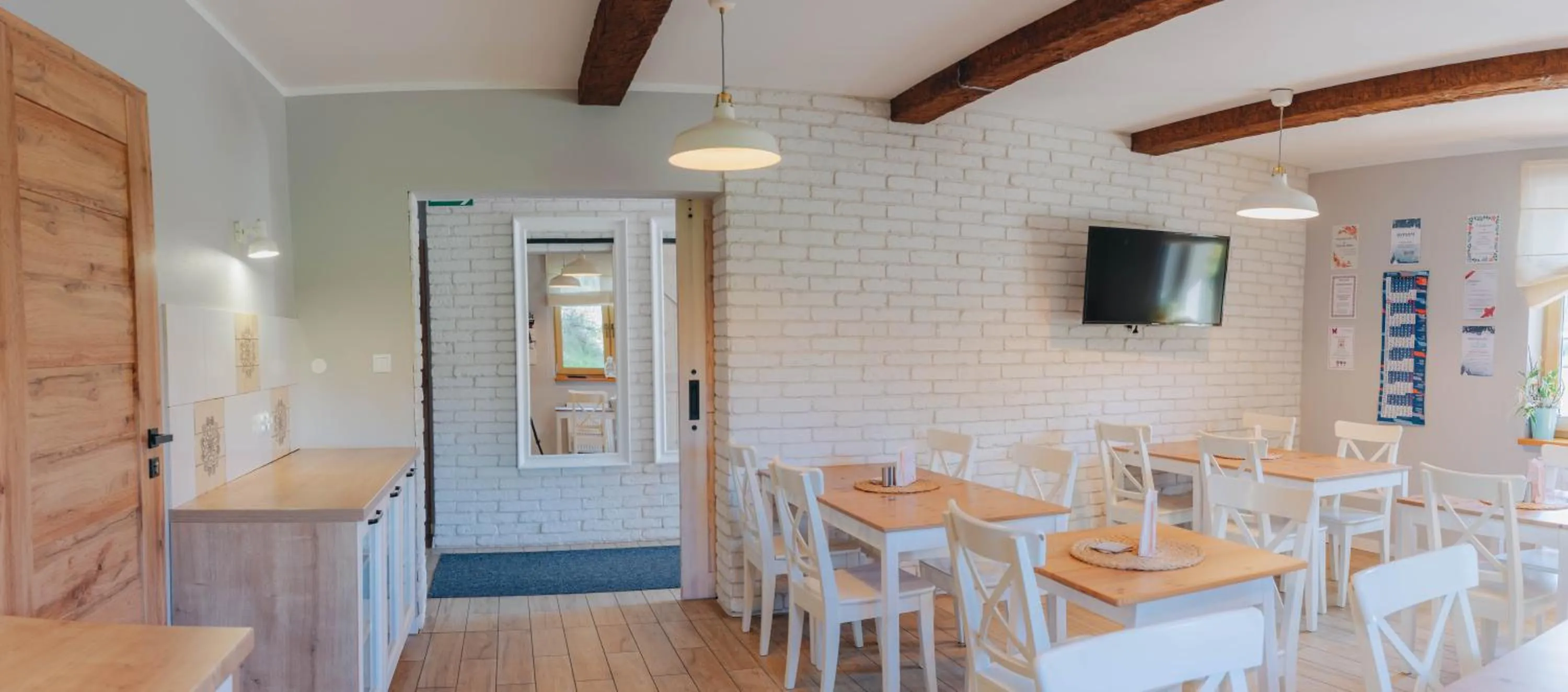 Dining area in Willa Malinka Wisła