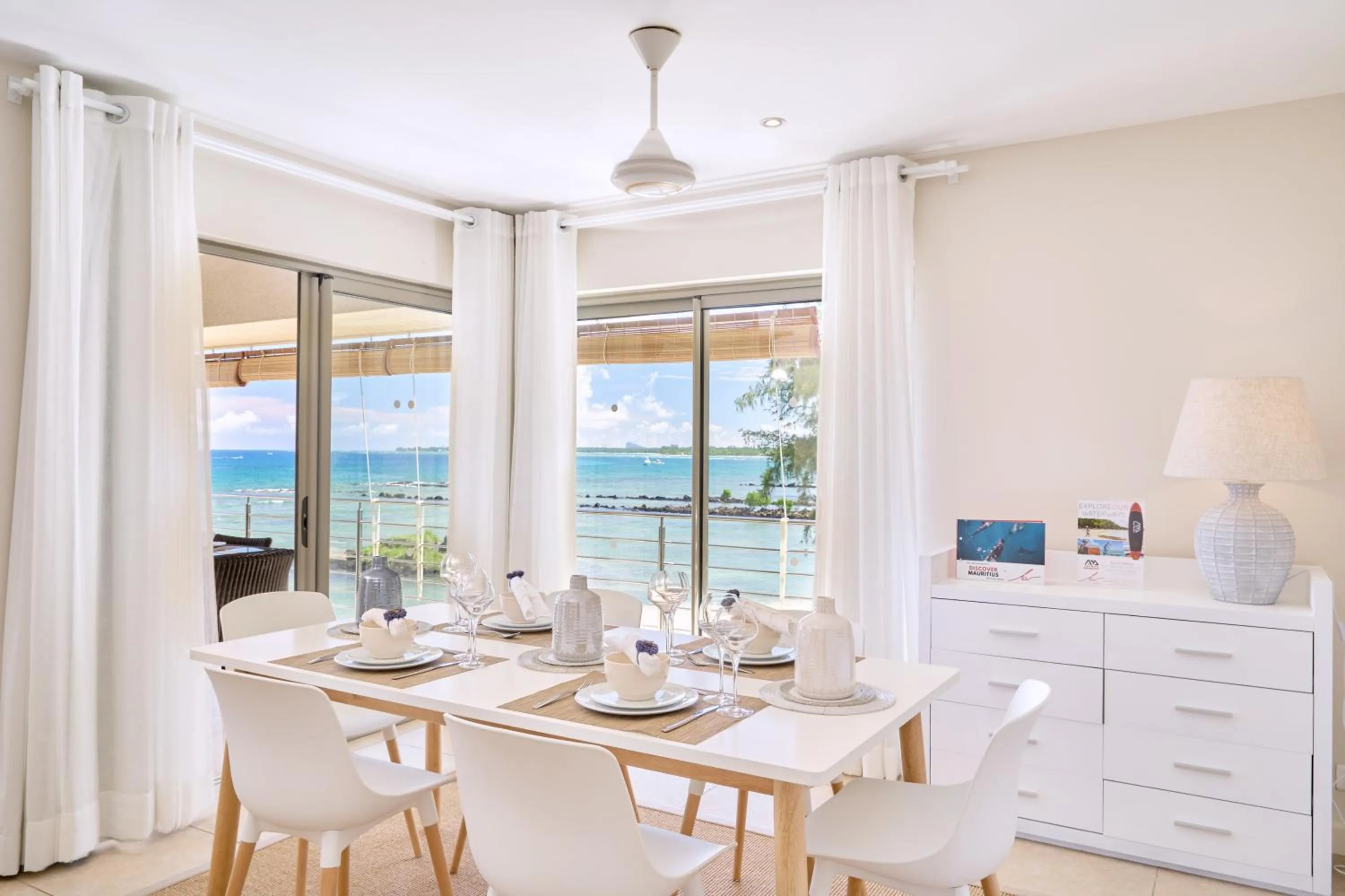 Dining area in Bon Azur Beachfront Suites & Penthouses by LOV Mauritius