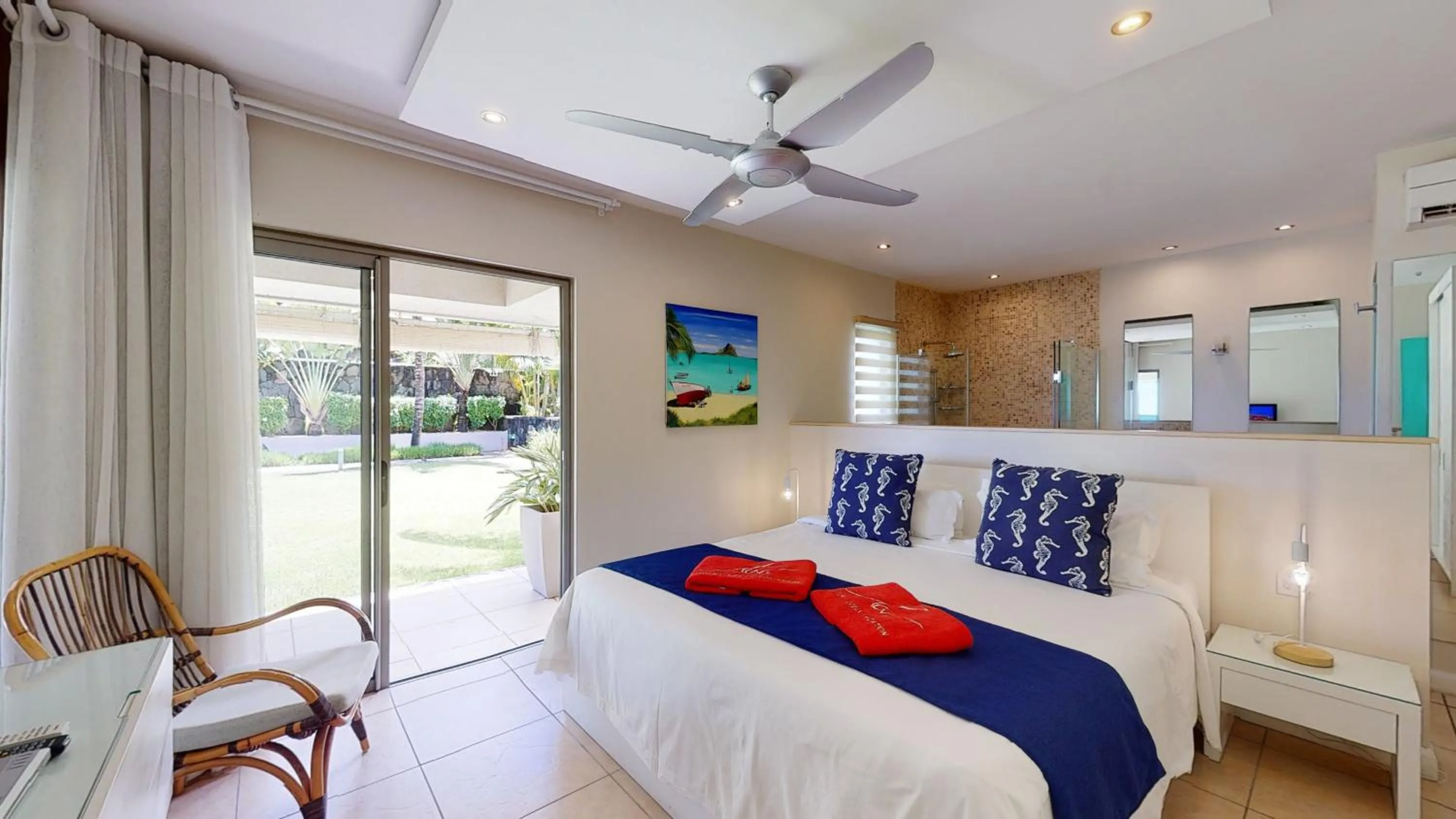 Bedroom, Bed in Bon Azur Beachfront Suites & Penthouses by LOV Mauritius