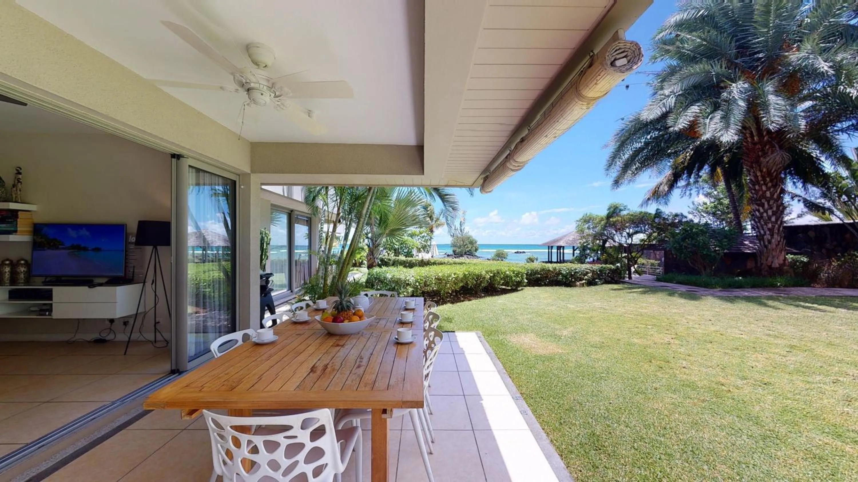 Balcony/Terrace in Bon Azur Beachfront Suites & Penthouses by LOV Mauritius