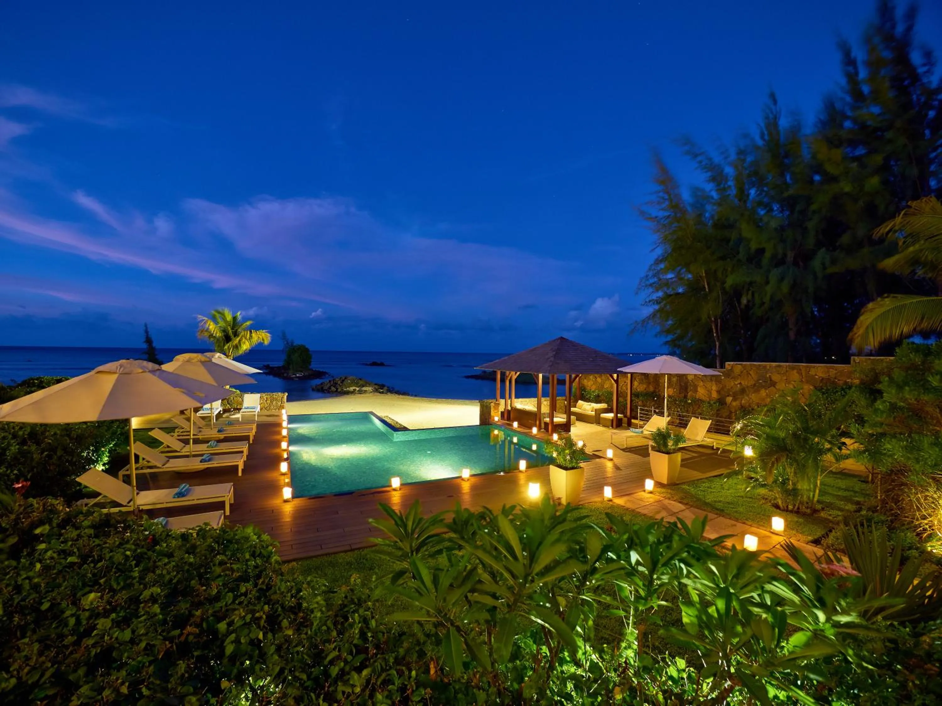 Pool view in Bon Azur Beachfront Suites & Penthouses by LOV Mauritius