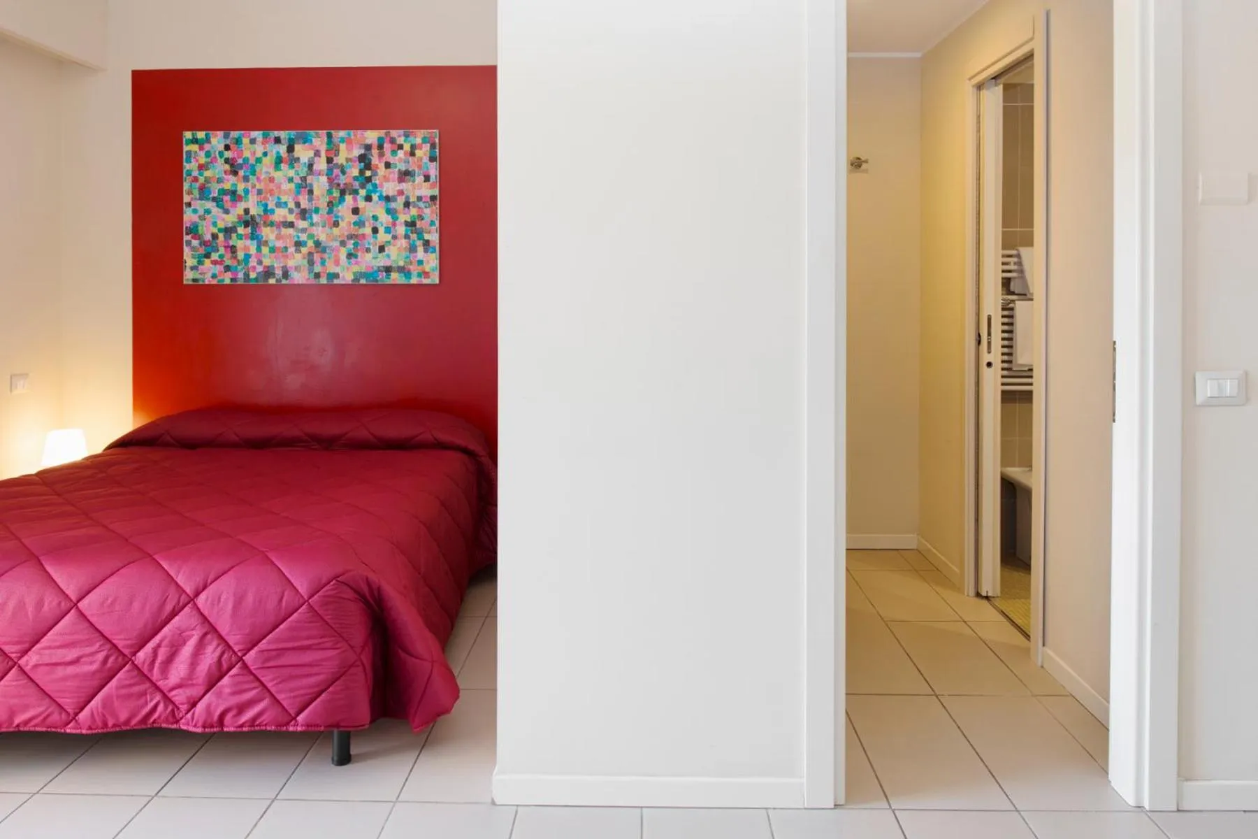 Bedroom, Bed in City Residence