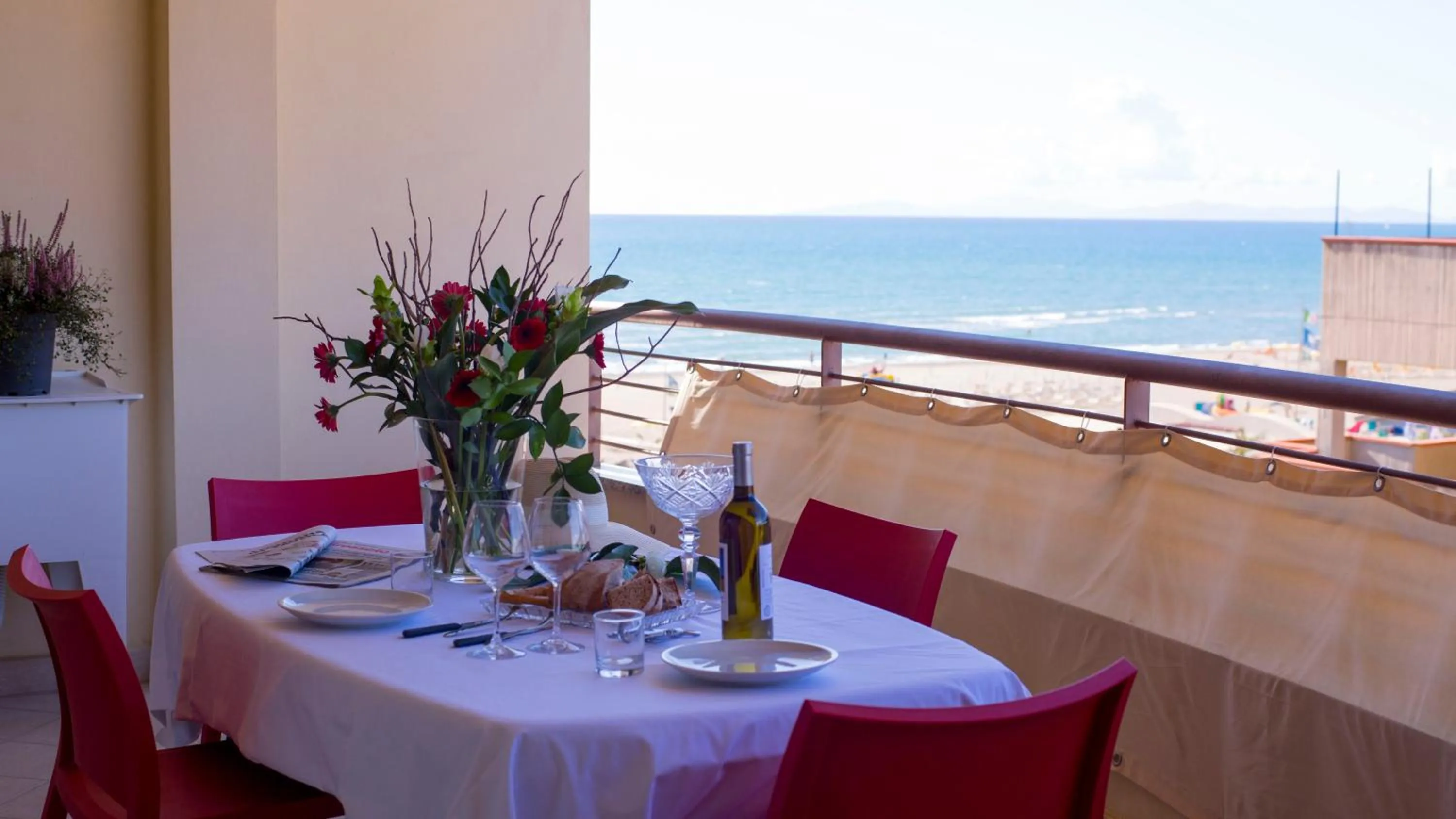 Sea view in Residence Mediterraneo