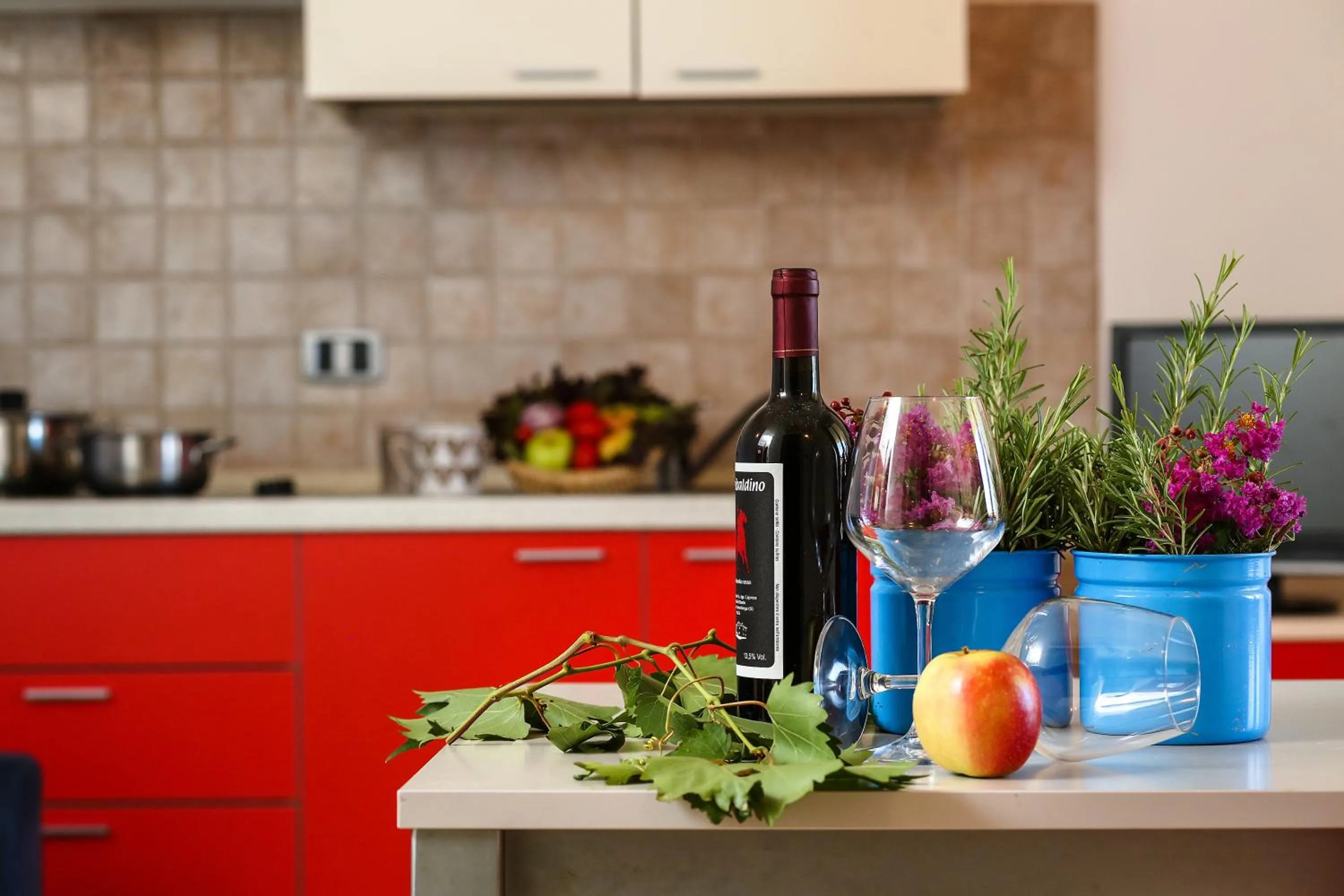 Kitchen or kitchenette in Residence Mediterraneo