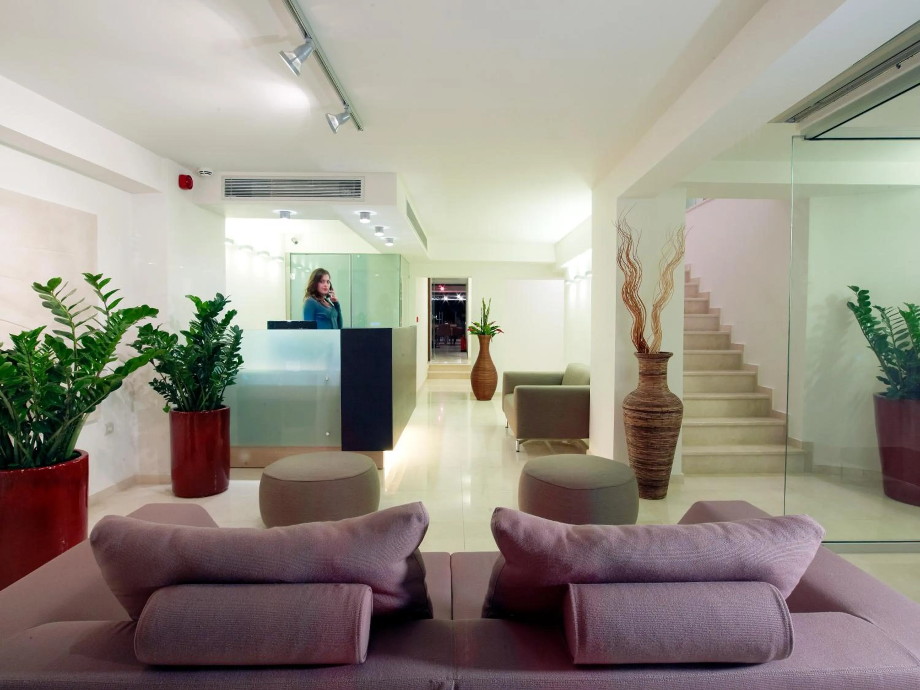 Lobby or reception in El Greco Hotel