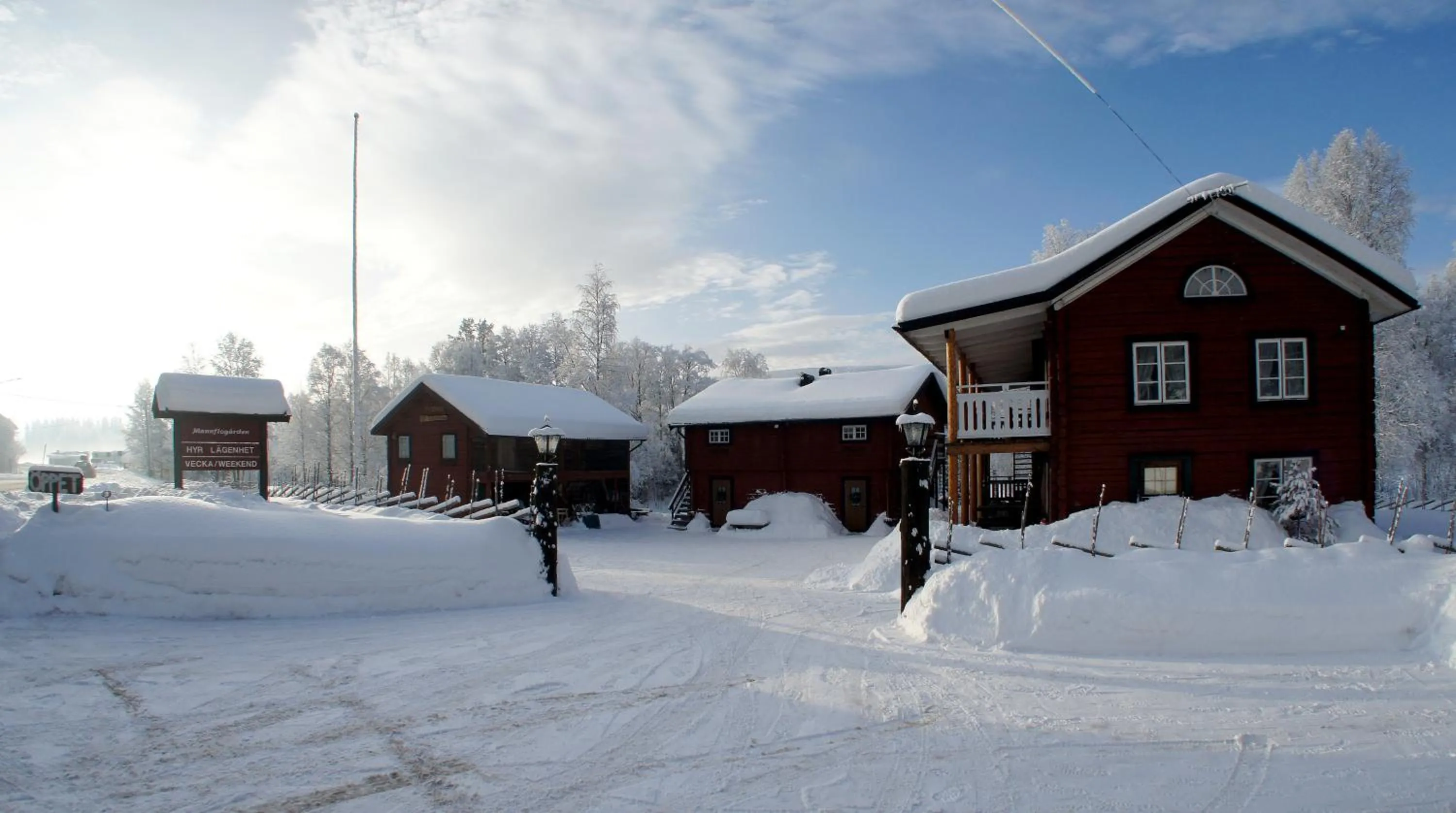 Facade/entrance in Mannflogården Bed & Breakfast , Sälenfjällen