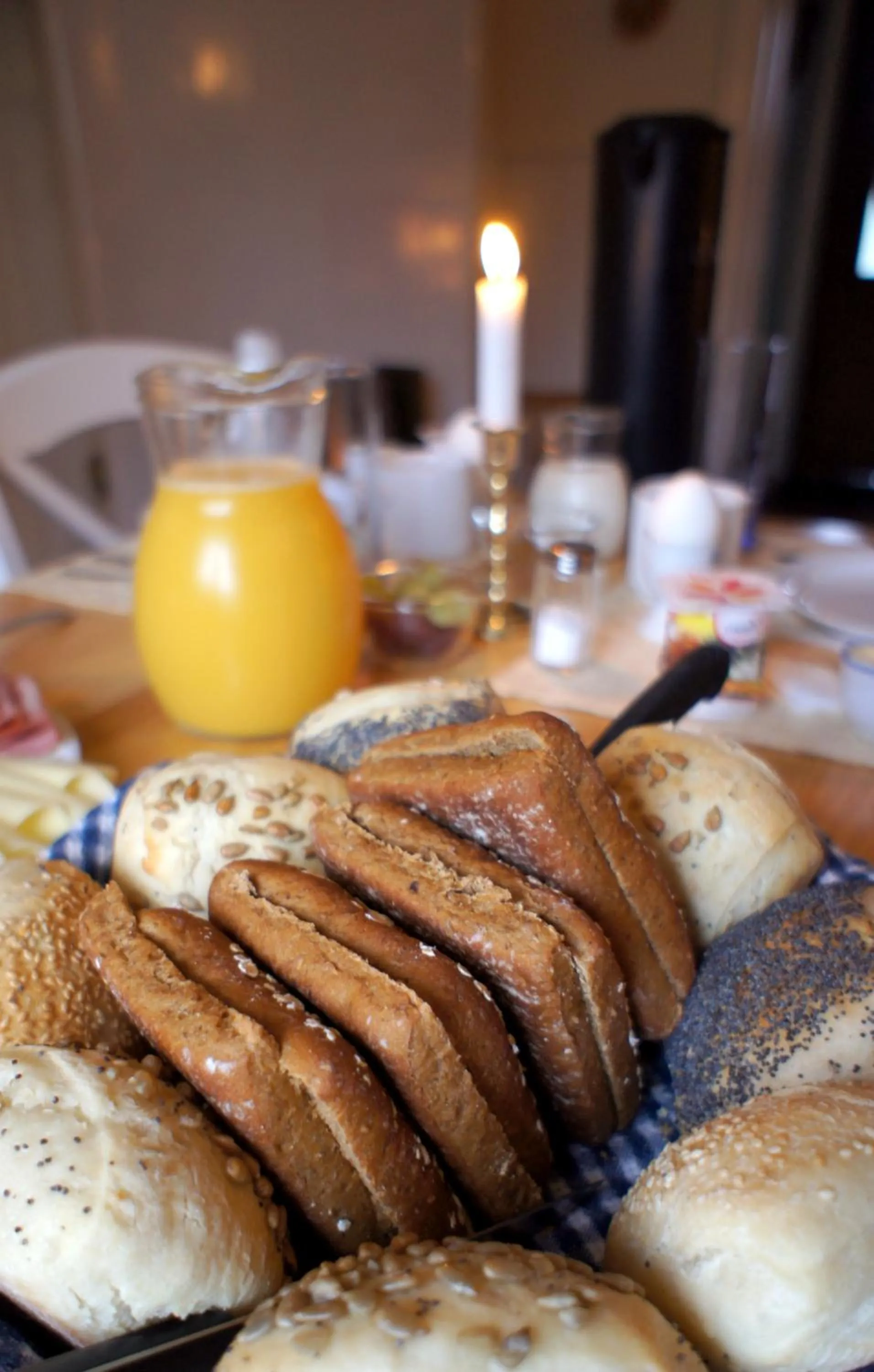 Food close-up in Mannflogården Bed & Breakfast , Sälenfjällen