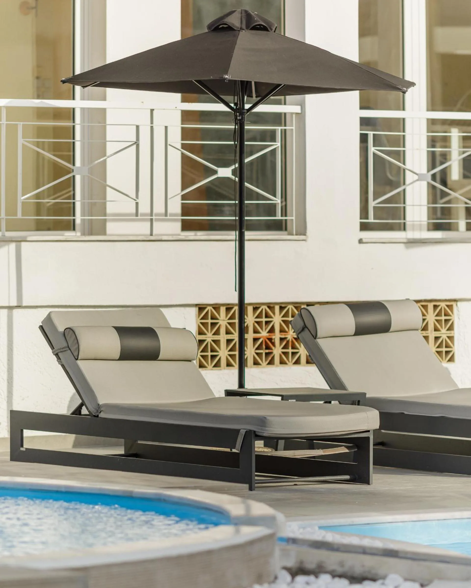 Swimming pool in Stavros Beach Hotel