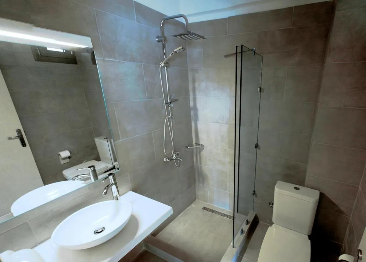 Shower in Stavros Beach Hotel