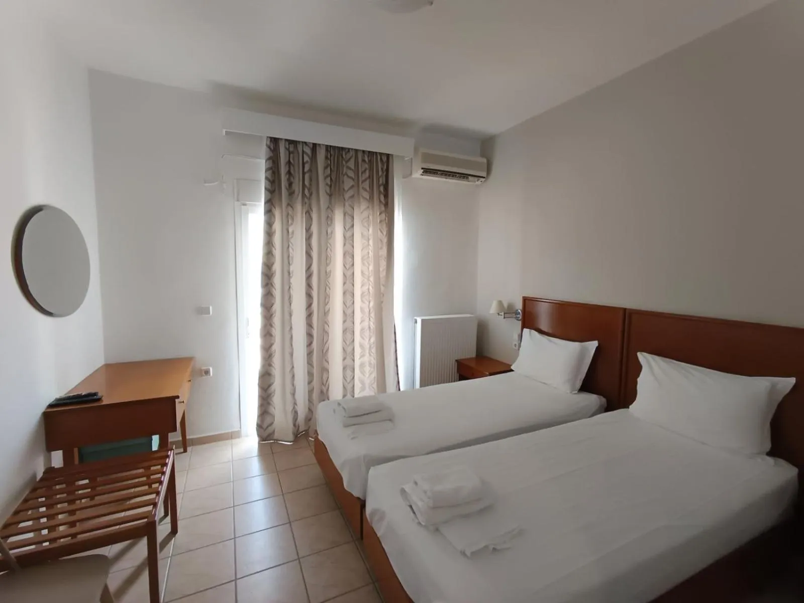 Bedroom, Bed in Stavros Beach Hotel