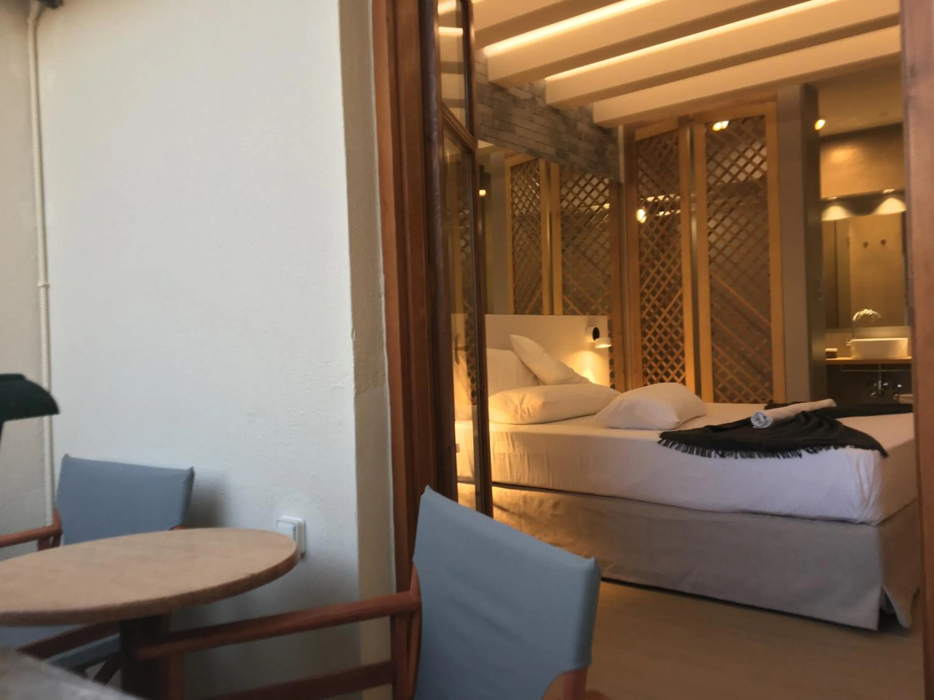 Balcony/Terrace, Bed in Barbara Studios