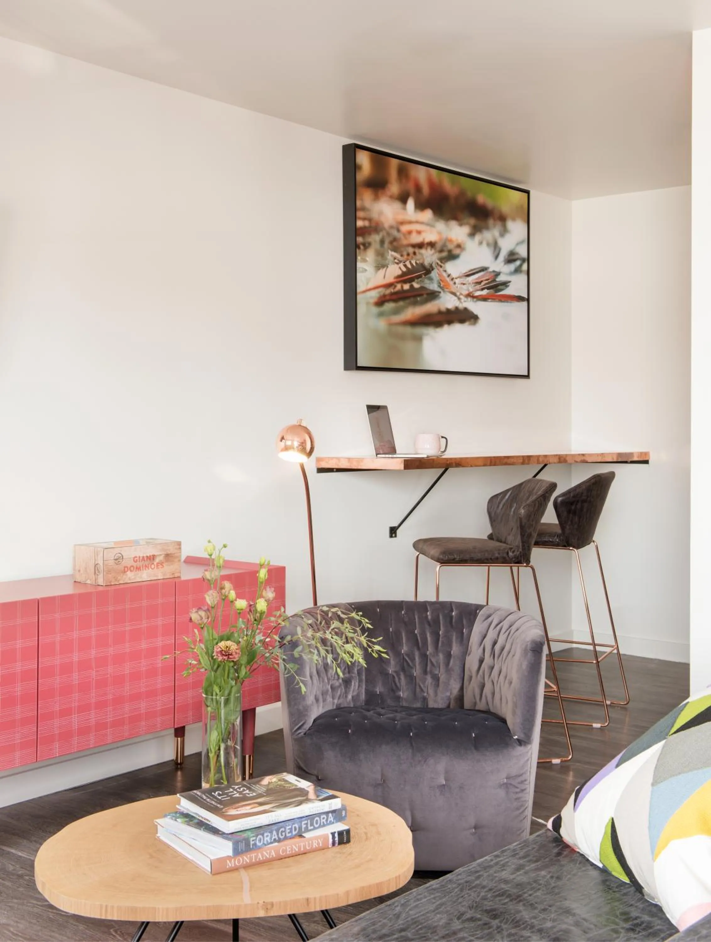 Seating area in RSVP Hotel