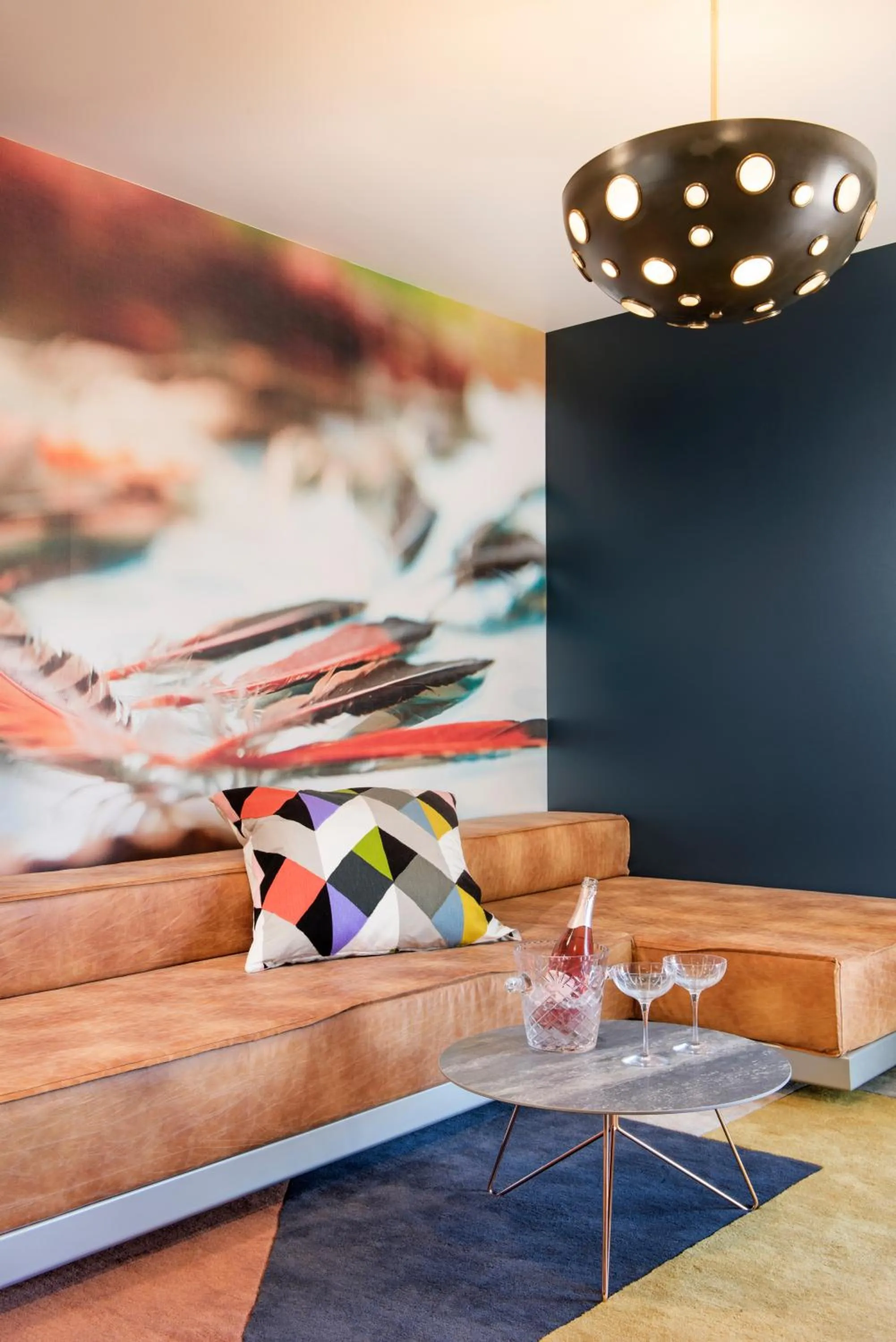 Living room in RSVP Hotel