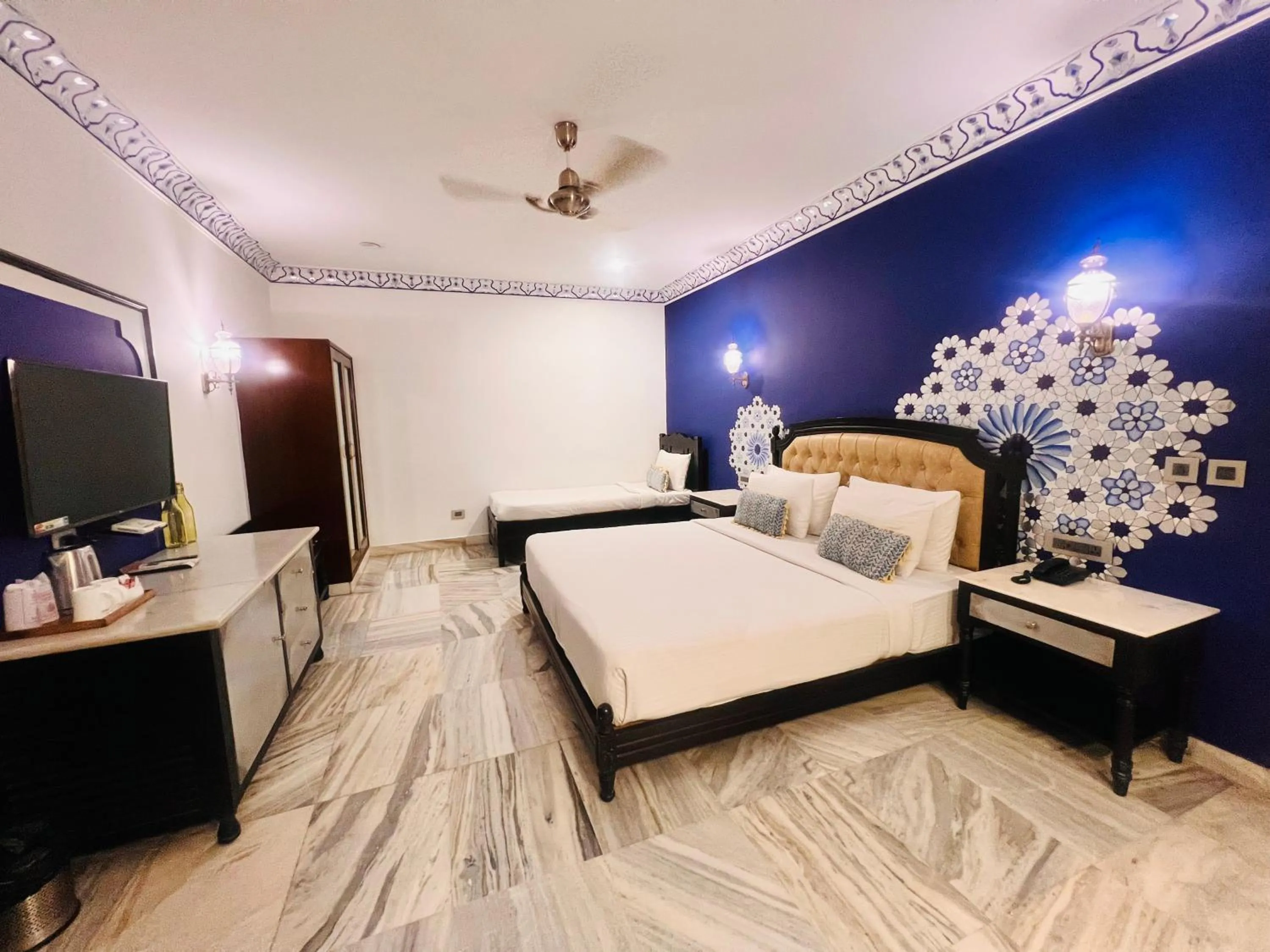 Bedroom, Bed in Laxmi Palace Heritage Boutique Hotel