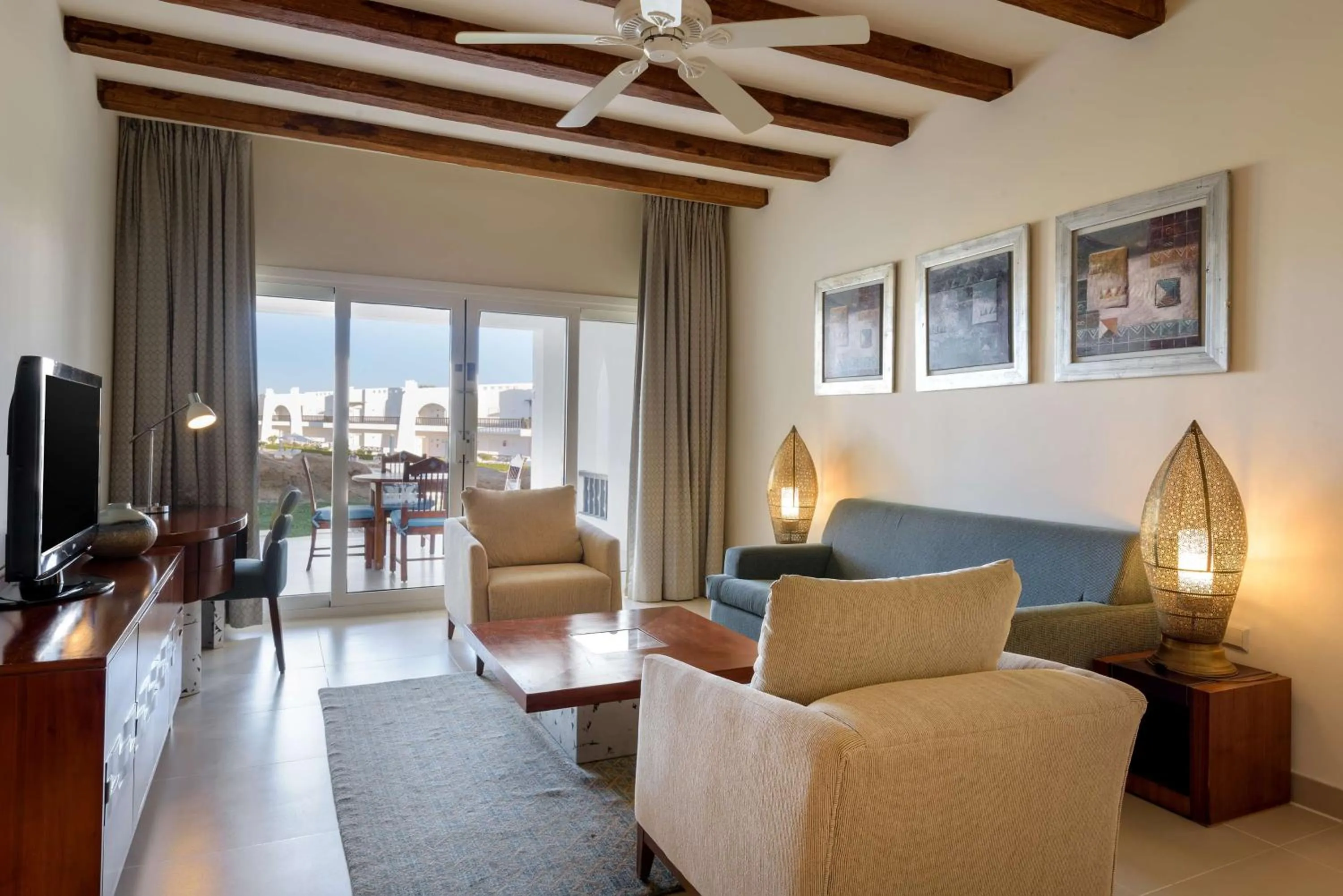 Living room in Hilton Marsa Alam Nubian Resort