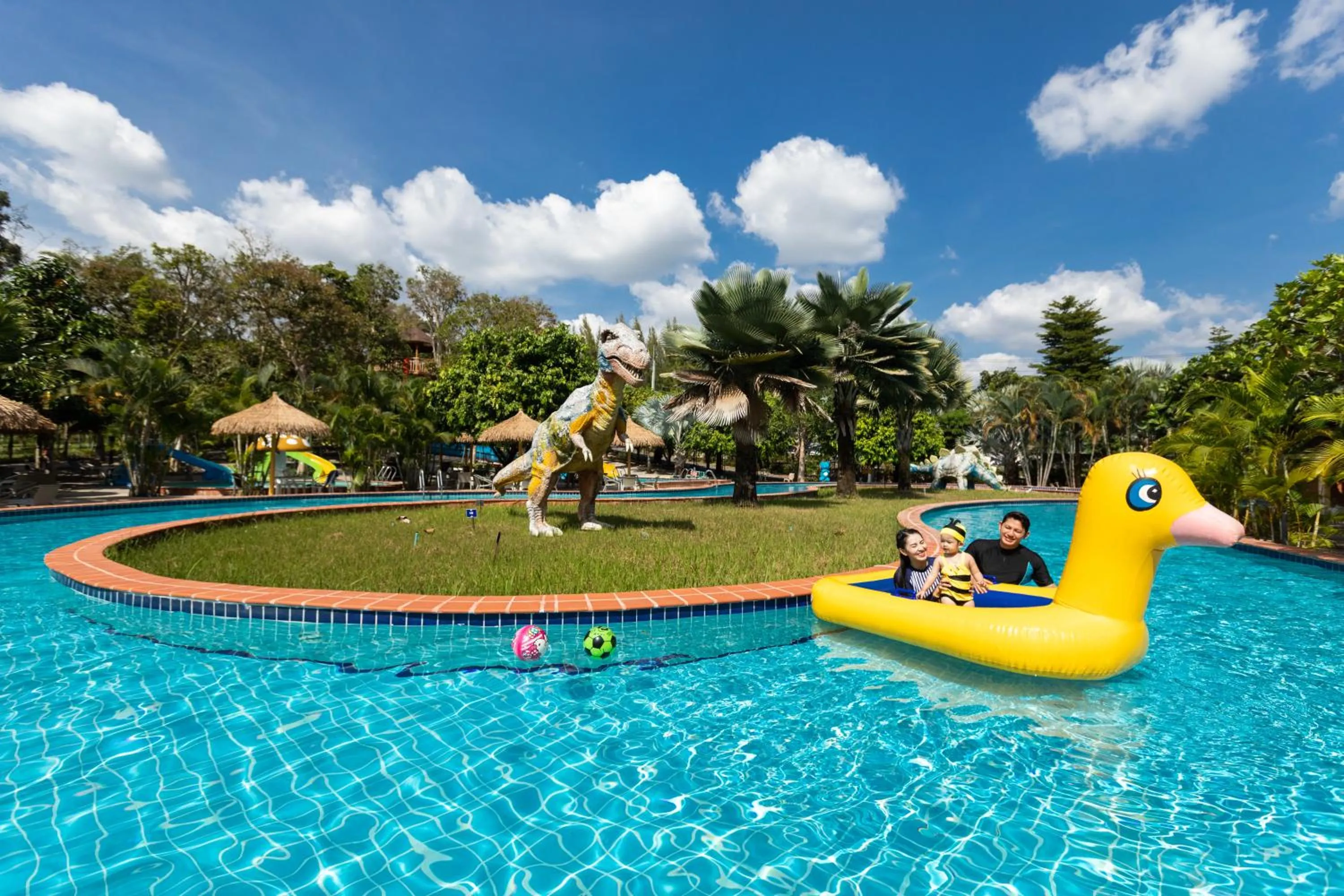 Aqua park in Khao Yai Fantasy Resort